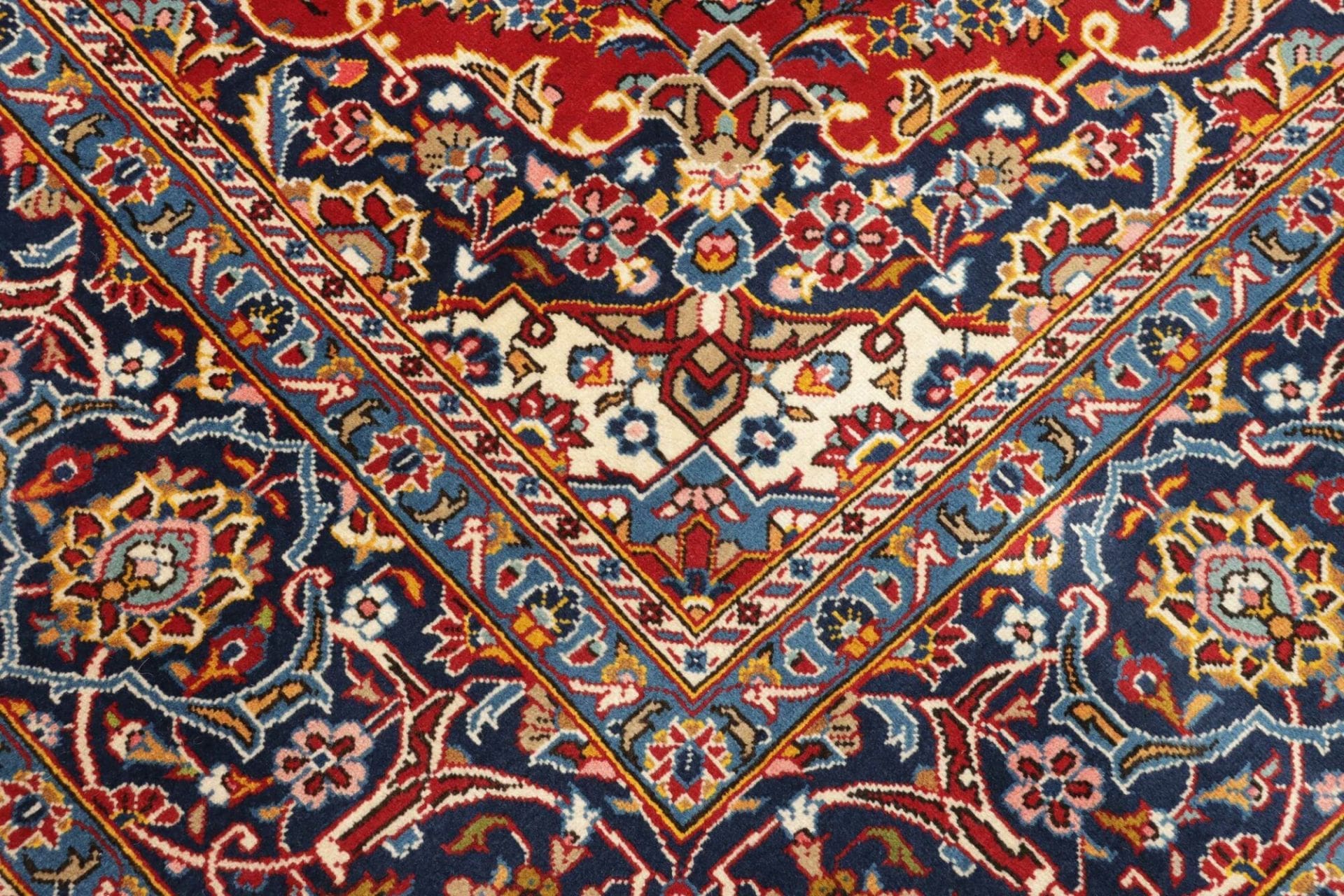 Hand-Knotted Kashan Persian Rug, 233 × 354 cm, Wool - Image 6