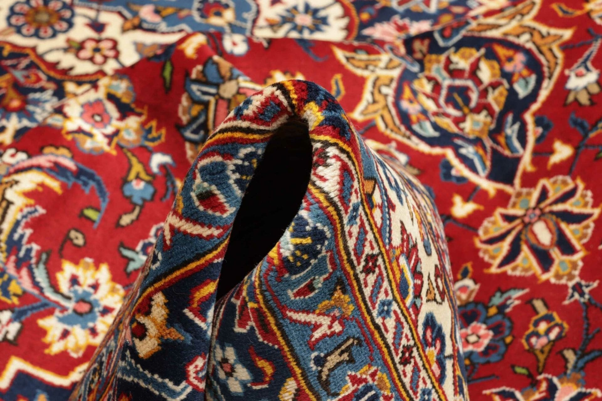 Hand-Knotted Kashan Persian Rug, 233 × 354 cm, Wool - Image 9