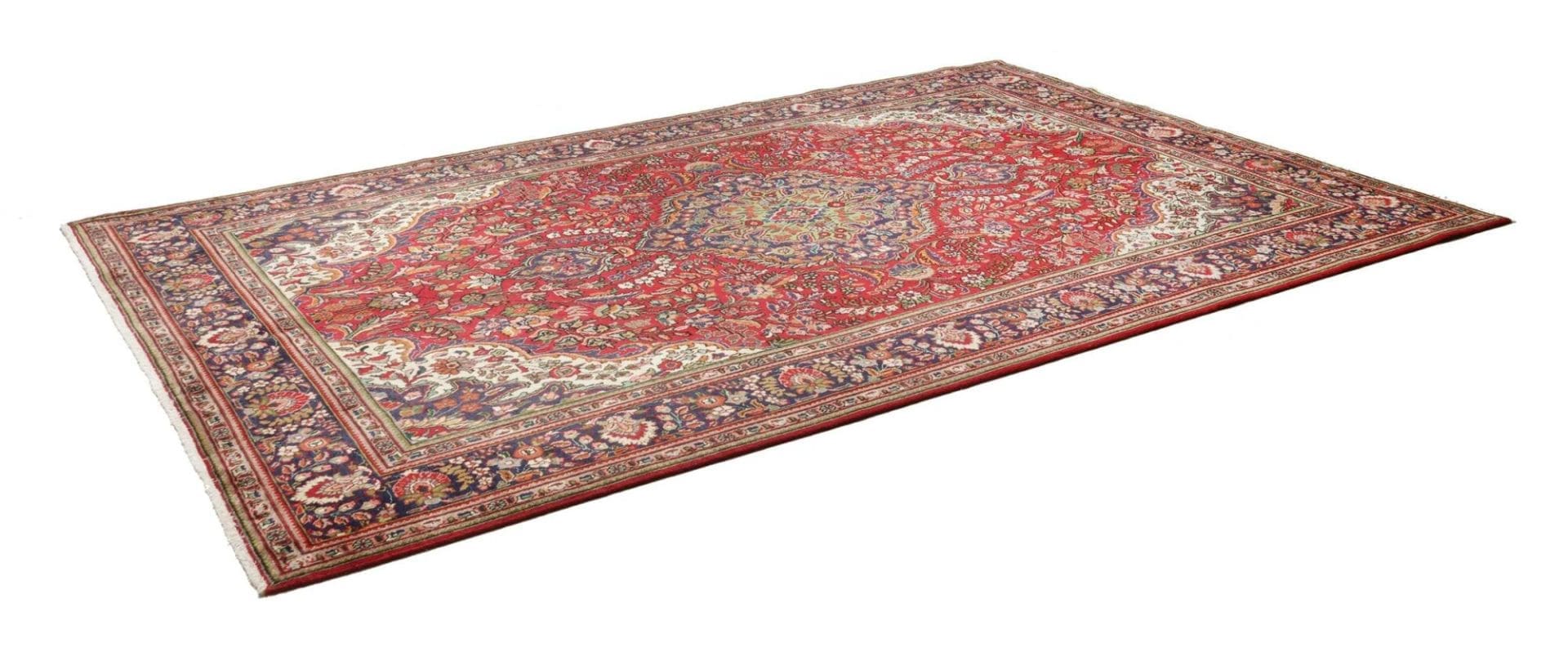 Alternative view of Hand-Knotted Tabriz Persian Rug, 233 × 338 cm, Wool