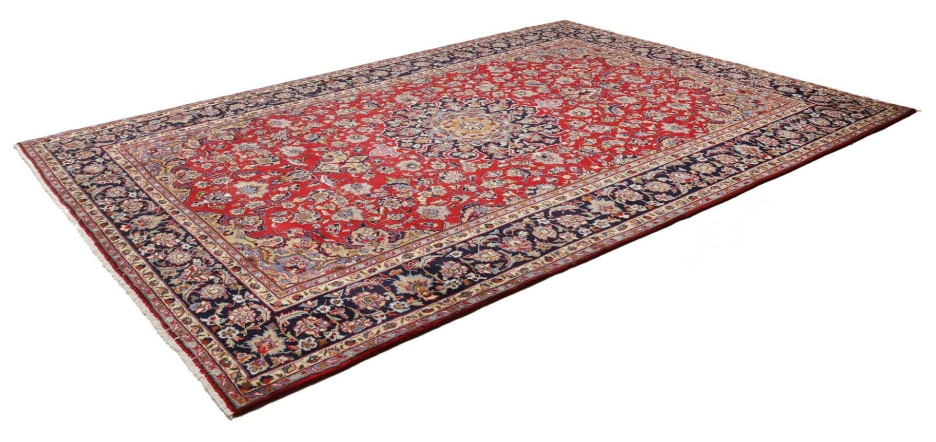 Alternative view of Wool Persian Rug 253 × 358 cm, hand-knotted