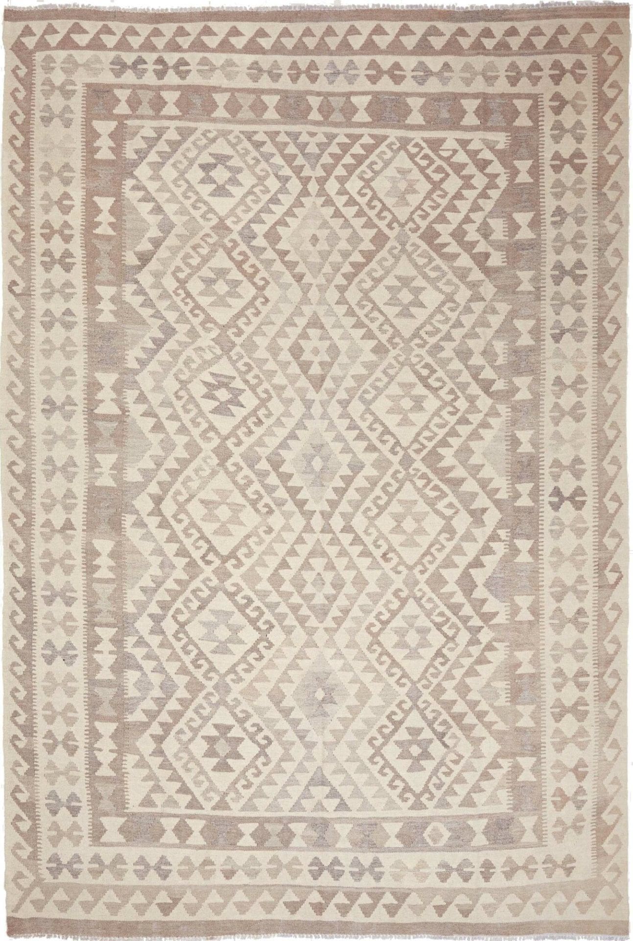 Kilim Pakistani Rug 200 × 291 cm in Wool, hand-woven