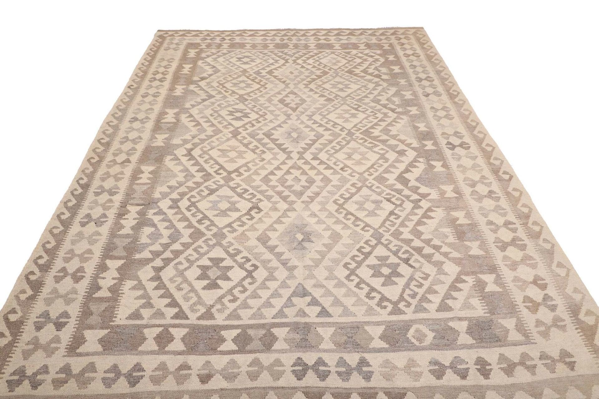 Alternative view of Kilim Pakistani Rug 200 × 291 cm in Wool, hand-woven
