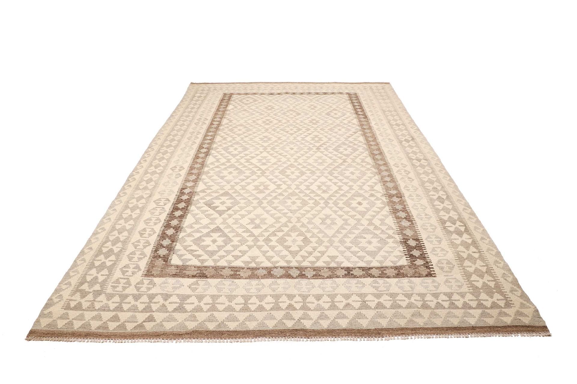 Alternative view of Kilim Pakistani Rug 209 × 302 cm in Wool, hand-woven