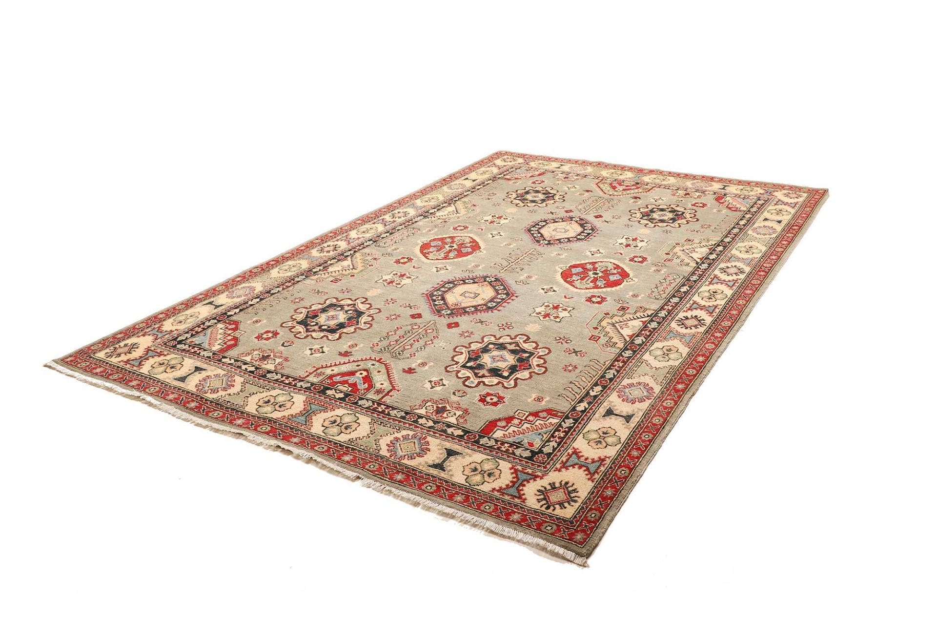 Alternative view of Wool Kazak Afghan Rug 204 × 297 cm, hand-knotted