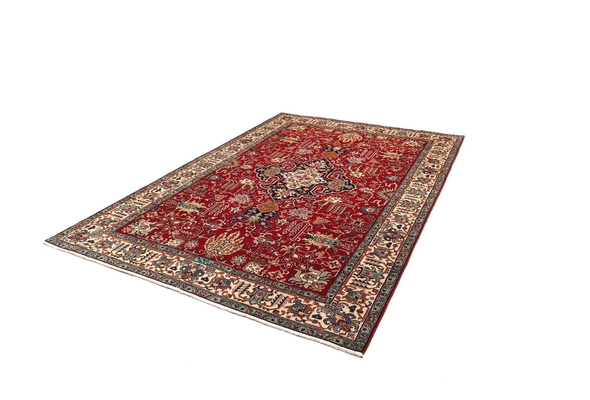 Alternative view of Hand-Knotted Tabriz Persian Rug, 196 × 286 cm, Wool