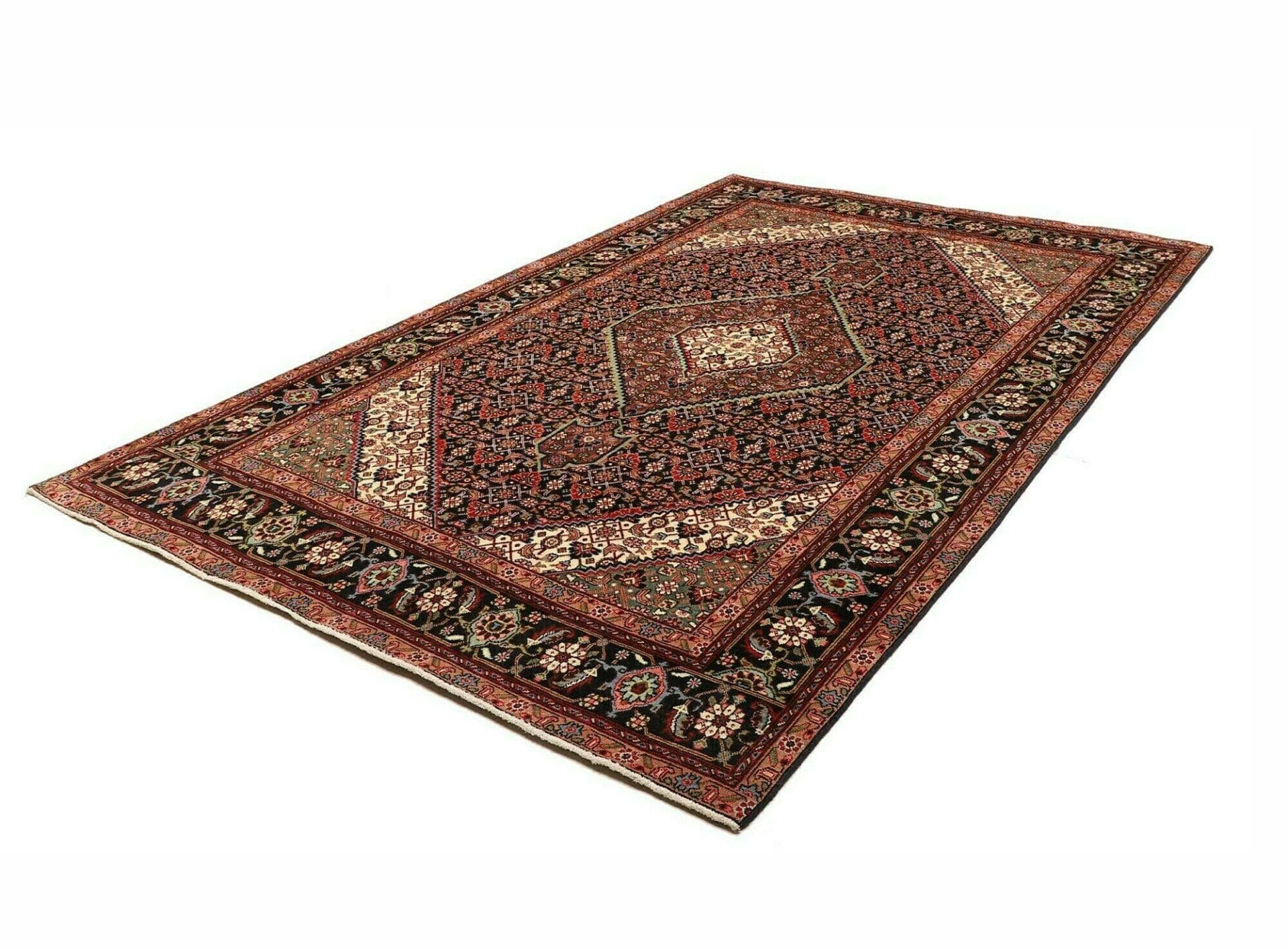 Alternative view of Hand-Knotted Tabriz Persian Rug, 203 × 308 cm, Wool