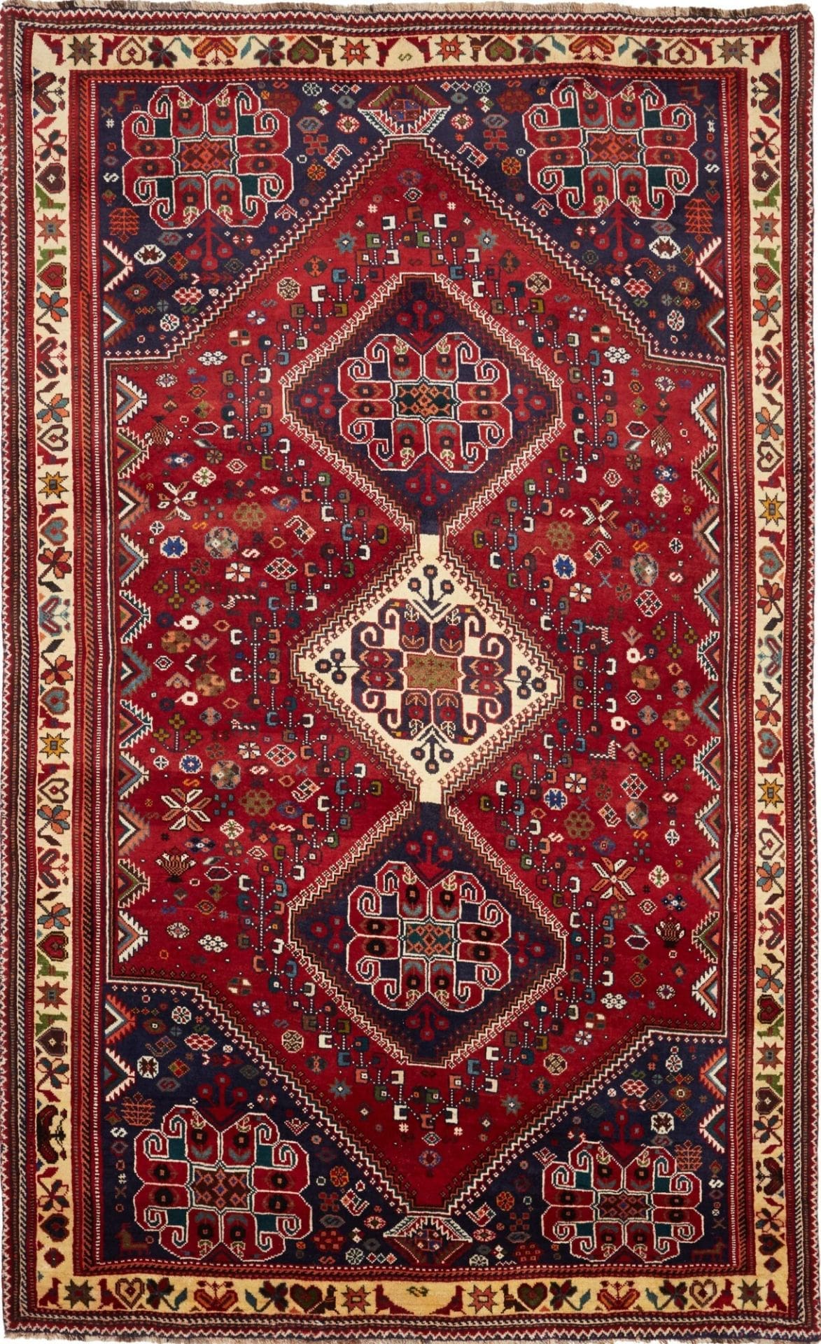 Shiraz Persian Rug 178 × 287 cm in Wool, hand-knotted