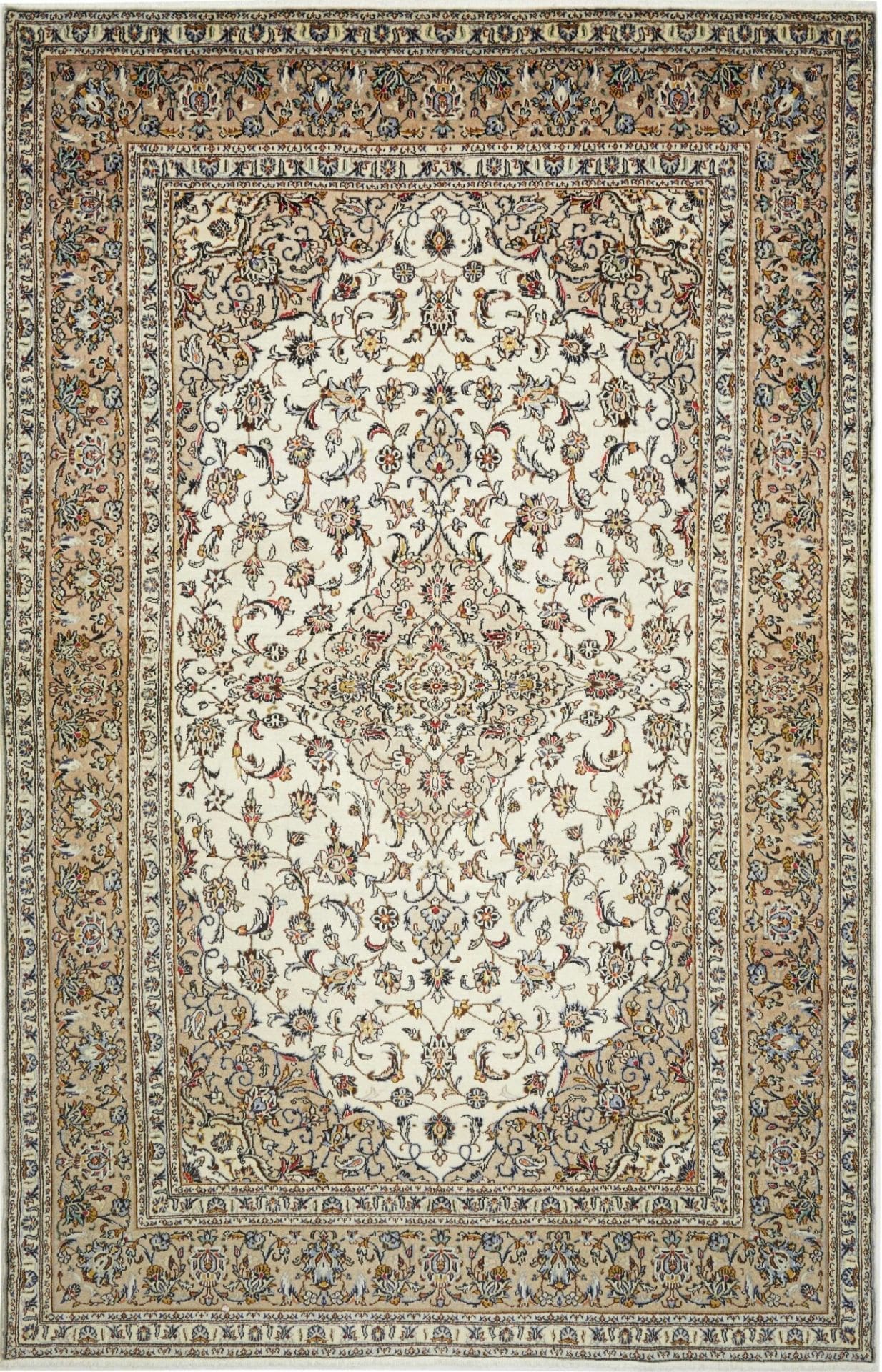 Kashan Persian Rug 201 × 312 cm in Wool, hand-knotted