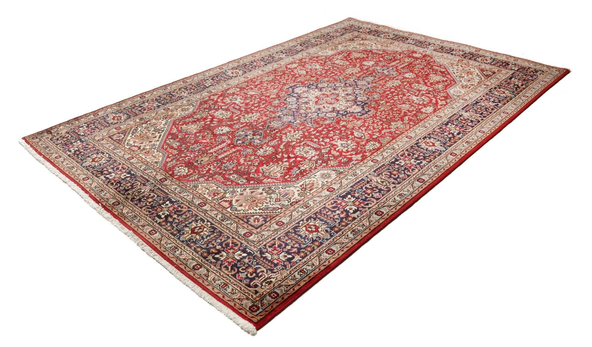 Alternative view of Hand-Knotted Tabriz Persian Rug, 203 × 307 cm, Wool