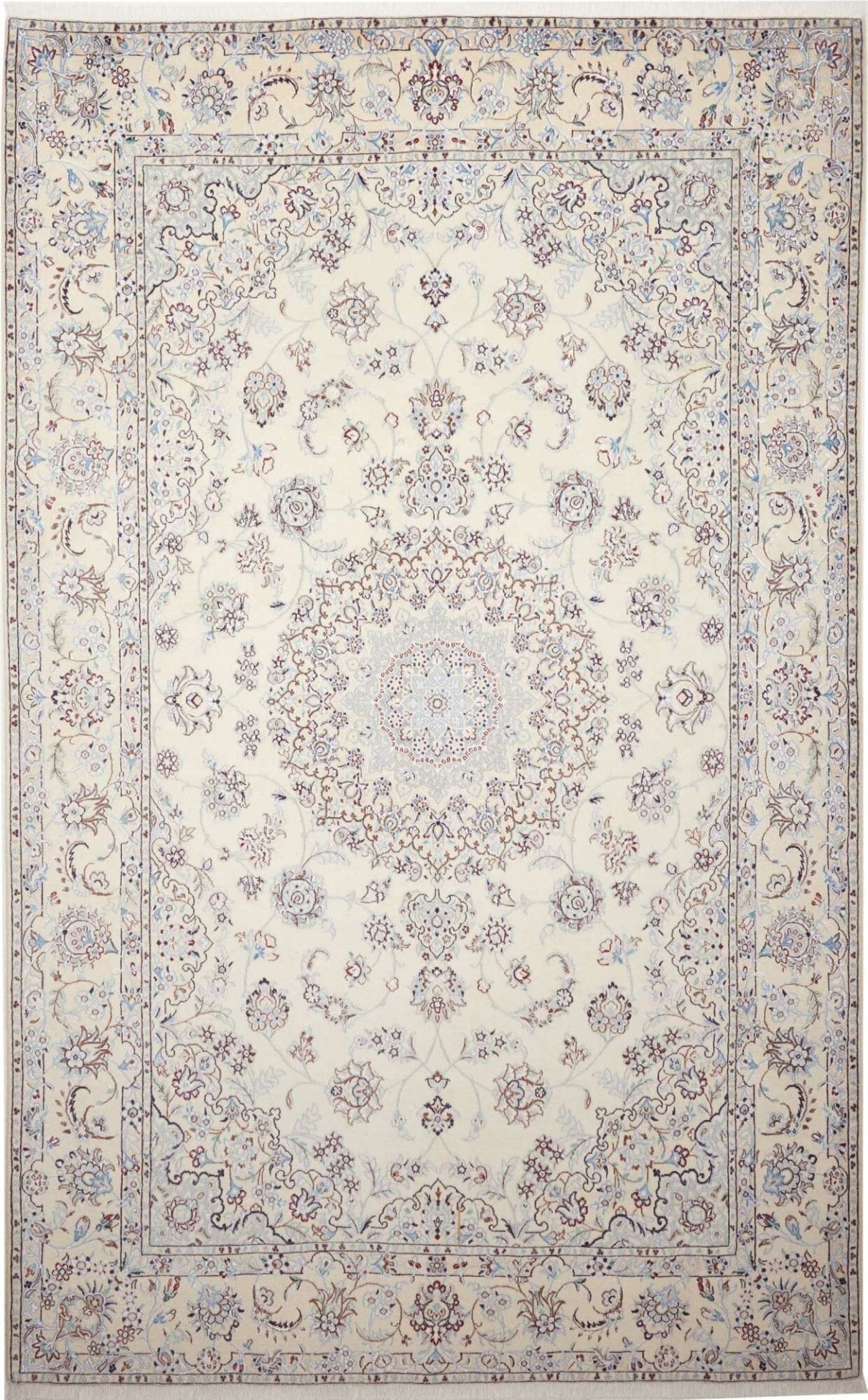 Nain Persian Rug 196 × 312 cm in Wool, hand-knotted