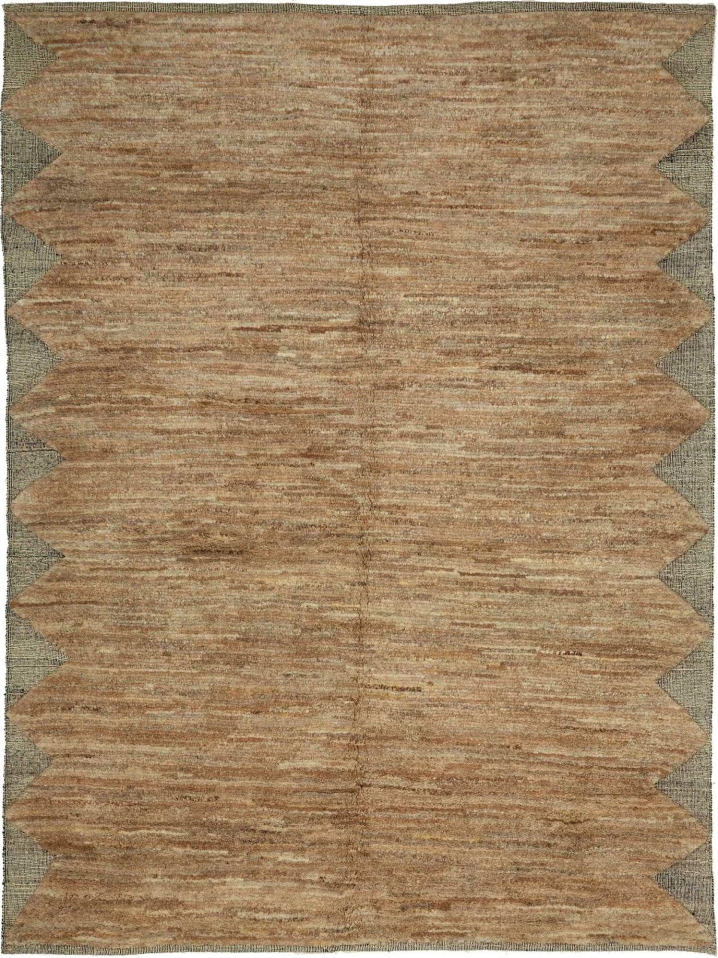 Wool Gabbeh Persian Rug 208 × 277 cm, hand-knotted