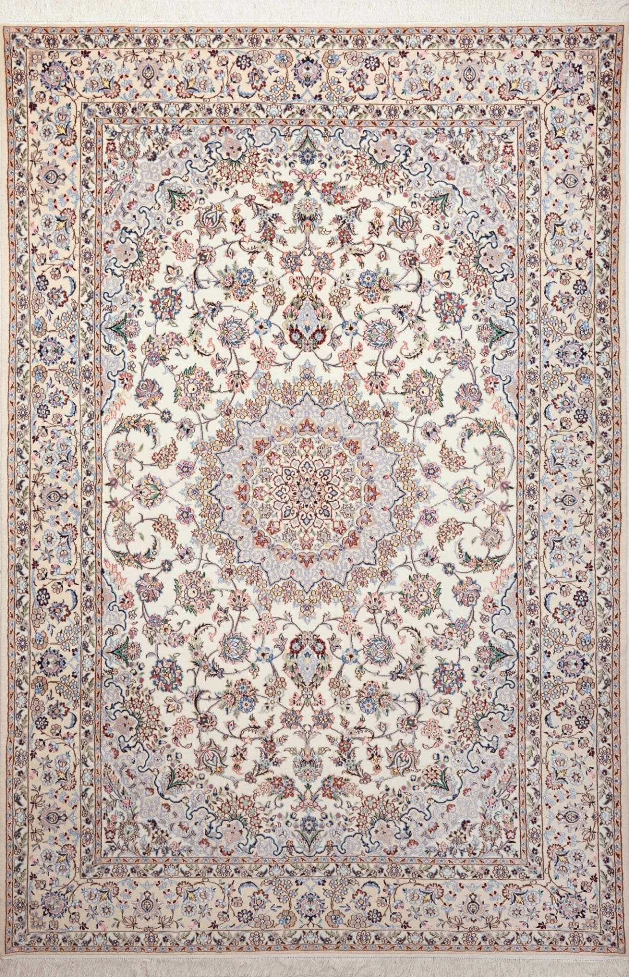 Nain Persian Rug 211 × 308 cm in Wool, hand-knotted