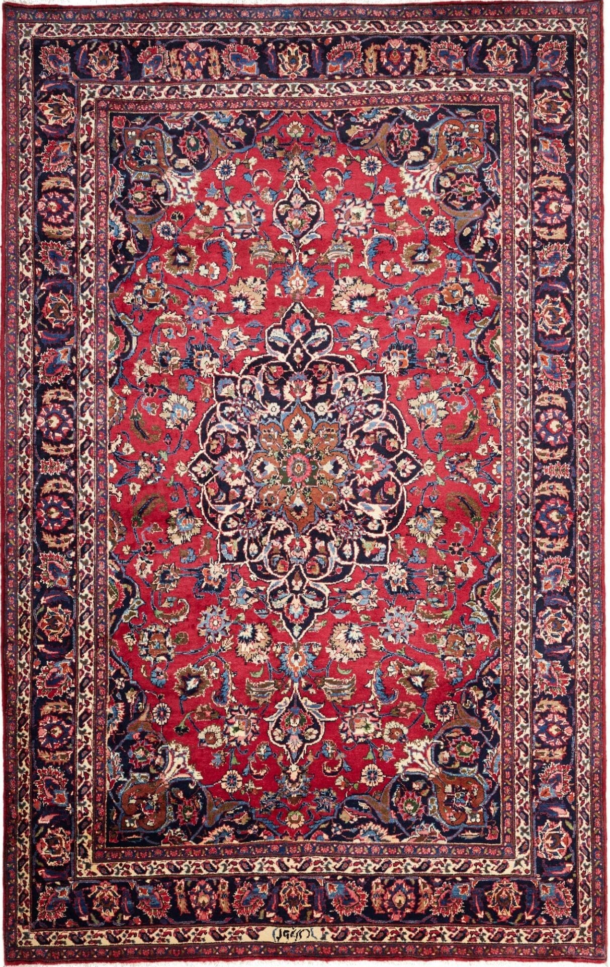 Mashhad Persian Rug 207 × 325 cm in Wool, hand-knotted