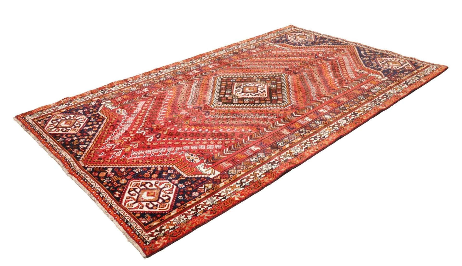 Alternative view of Wool Shiraz Persian Rug 183 × 295 cm, hand-knotted