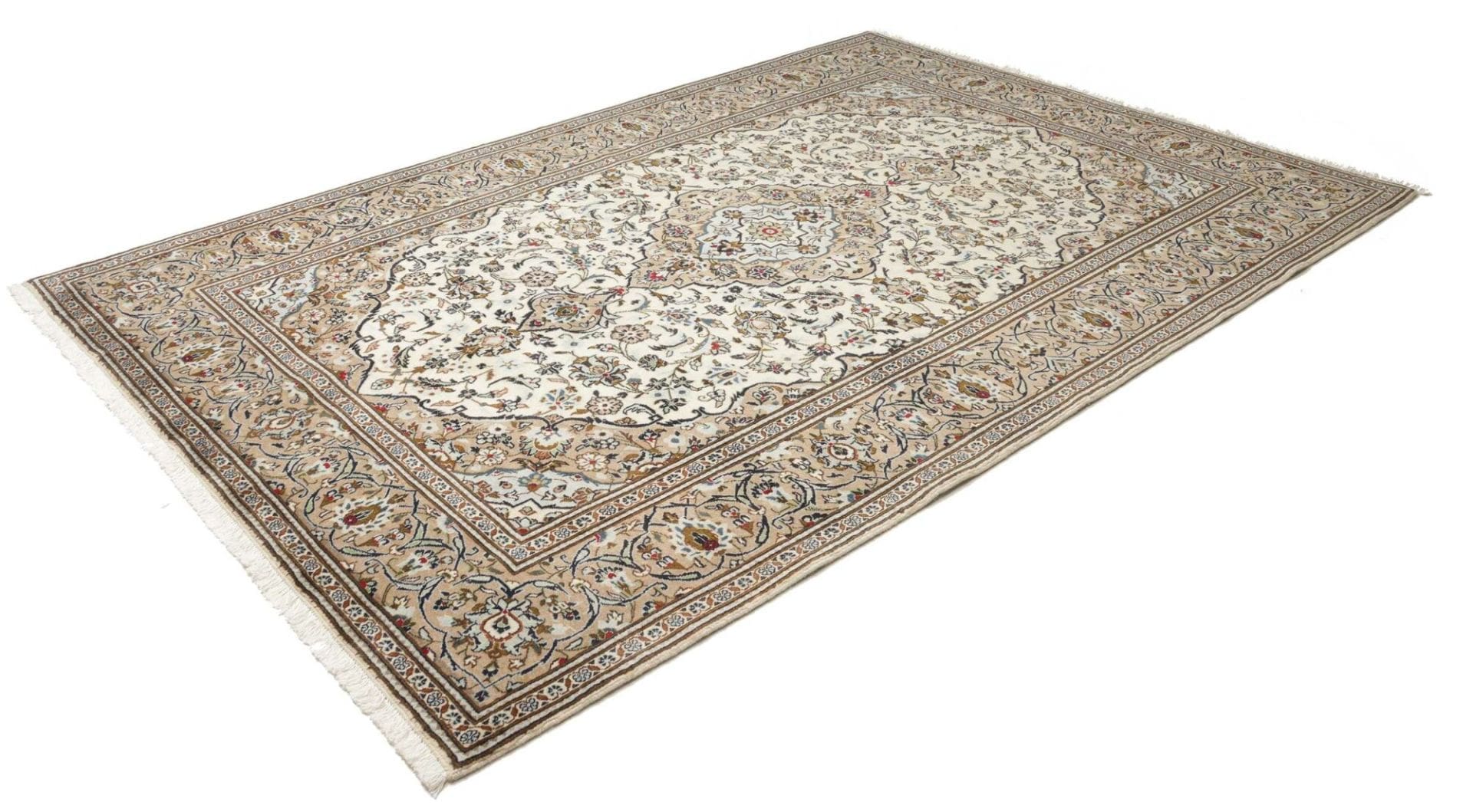 Alternative view of Wool Kashan Persian Rug 203 × 290 cm, hand-knotted