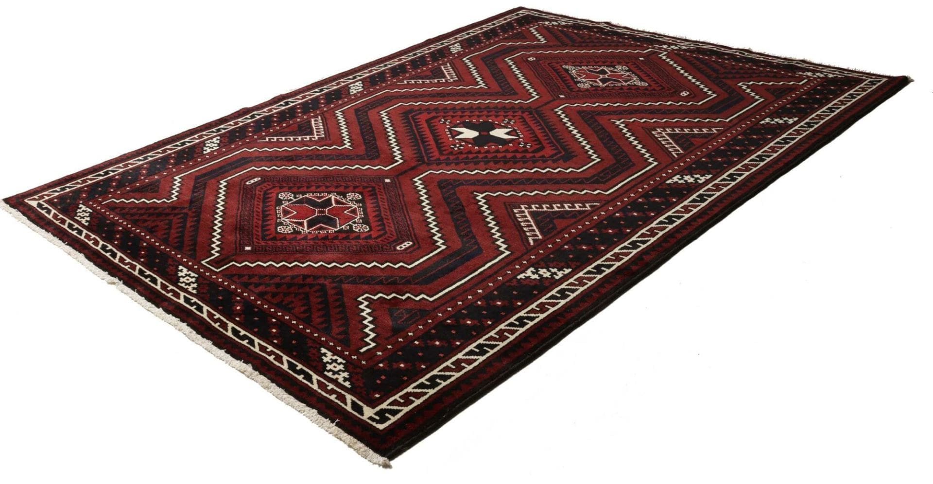 Alternative view of Hand-Knotted Persian Rug, 218 × 290 cm, Wool