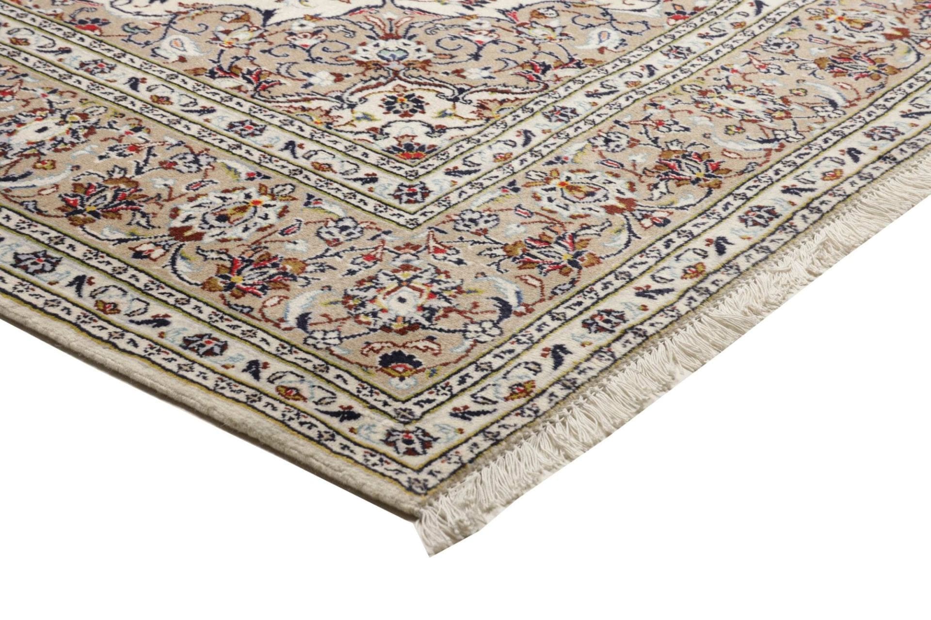 Hand-Knotted Kashan Persian Rug, 203 × 295 cm, Wool - Image 5