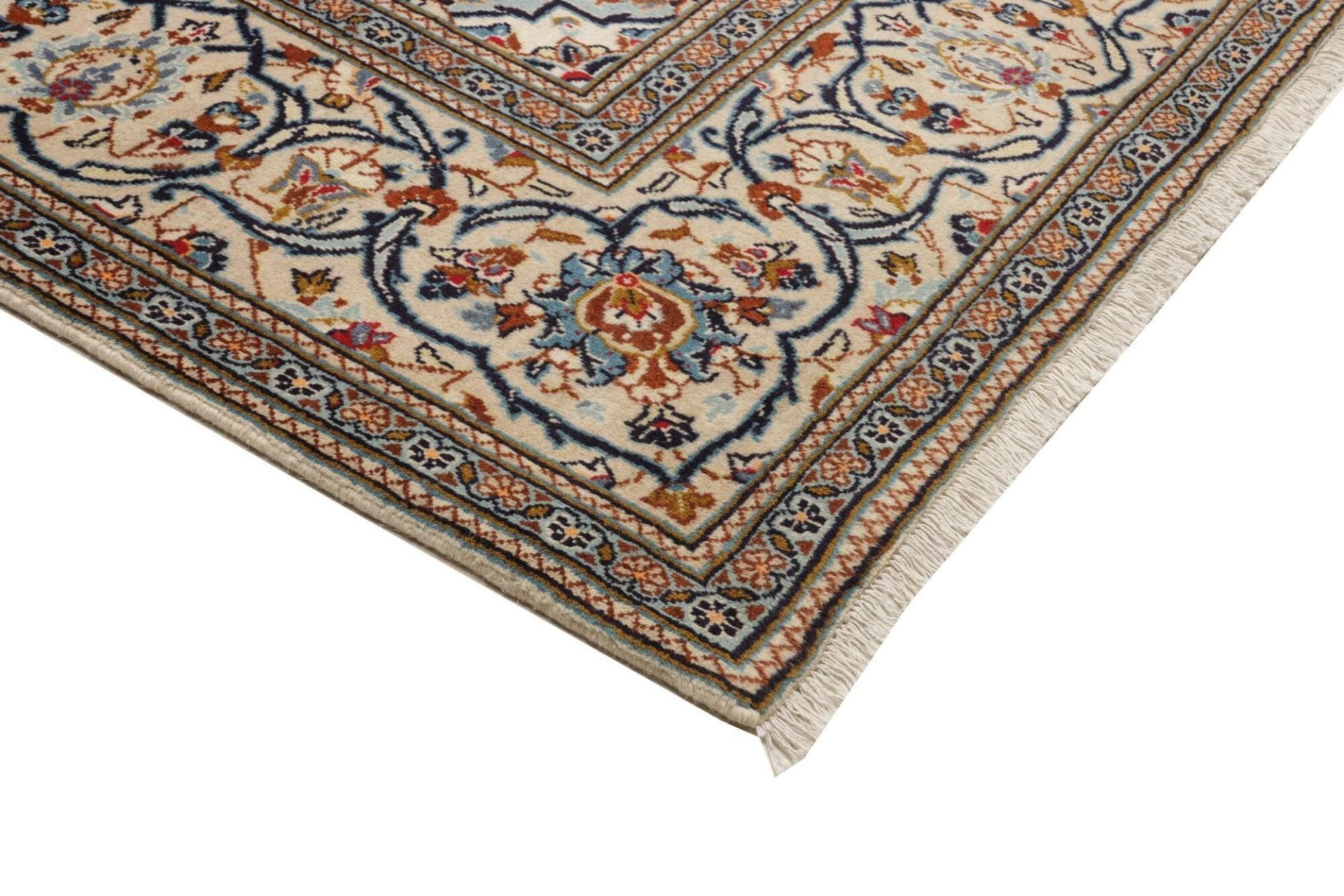Hand-Knotted Kashan Persian Rug, 203 × 306 cm, Wool - Image 5
