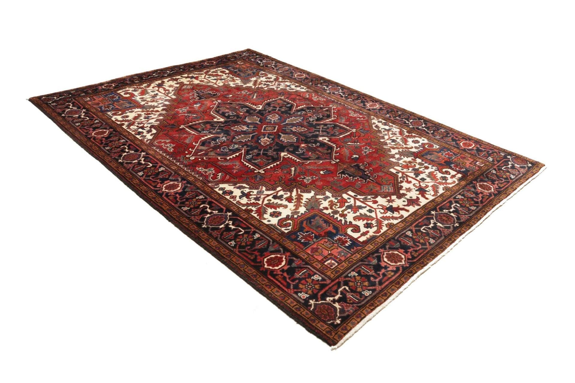 Heriz Persian Rug 213 × 287 cm in Wool, hand-knotted - Image 3