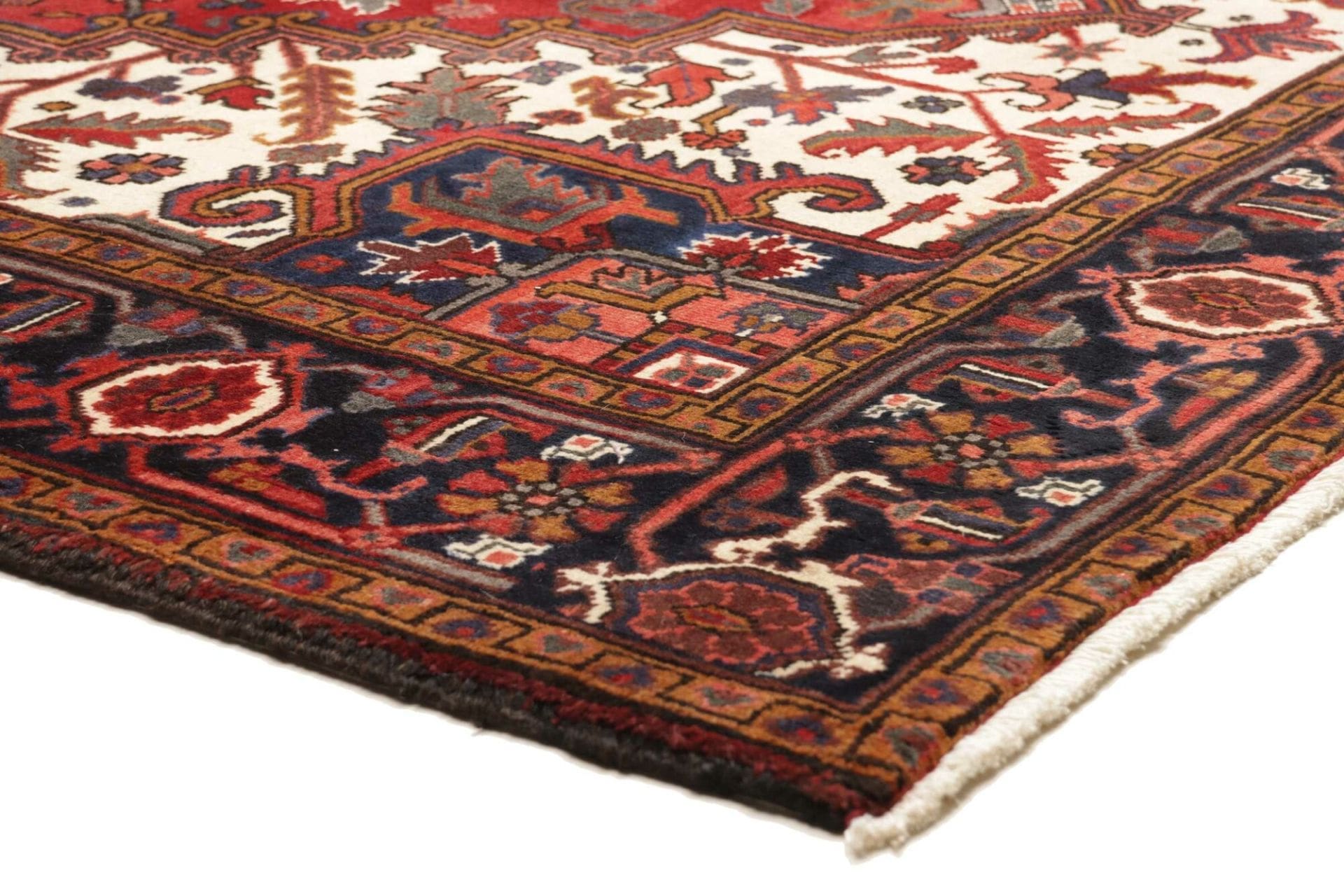 Heriz Persian Rug 213 × 287 cm in Wool, hand-knotted - Image 5
