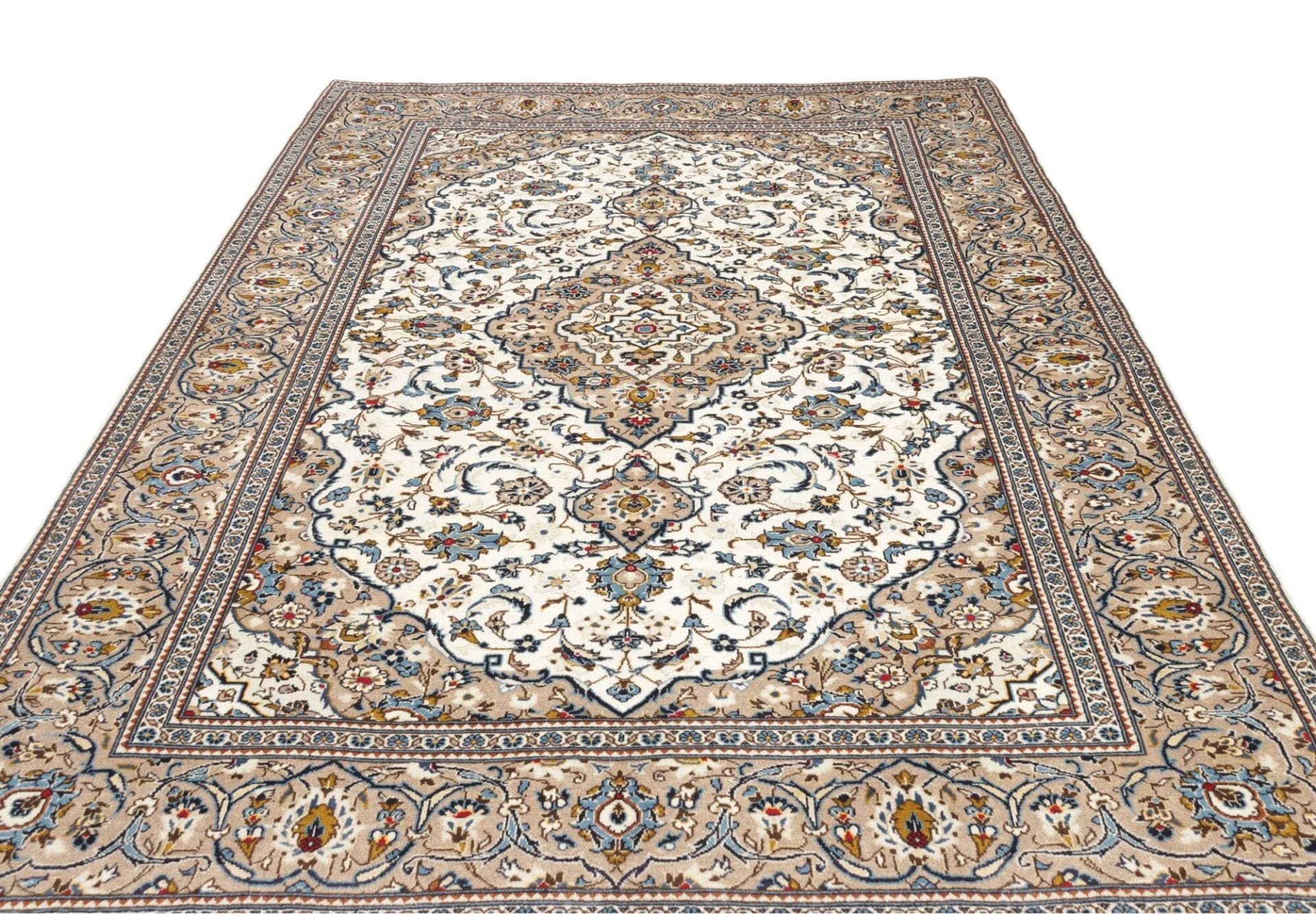 Kashan Persian Rug 203 × 306 cm in Wool, hand-knotted - Image 4
