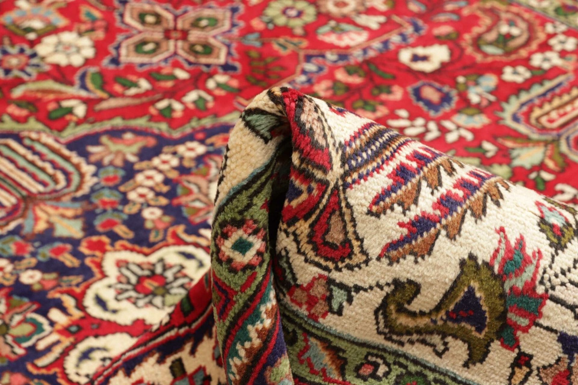 Hand-Knotted Tabriz Persian Rug, 211 × 297 cm, Wool - Image 9