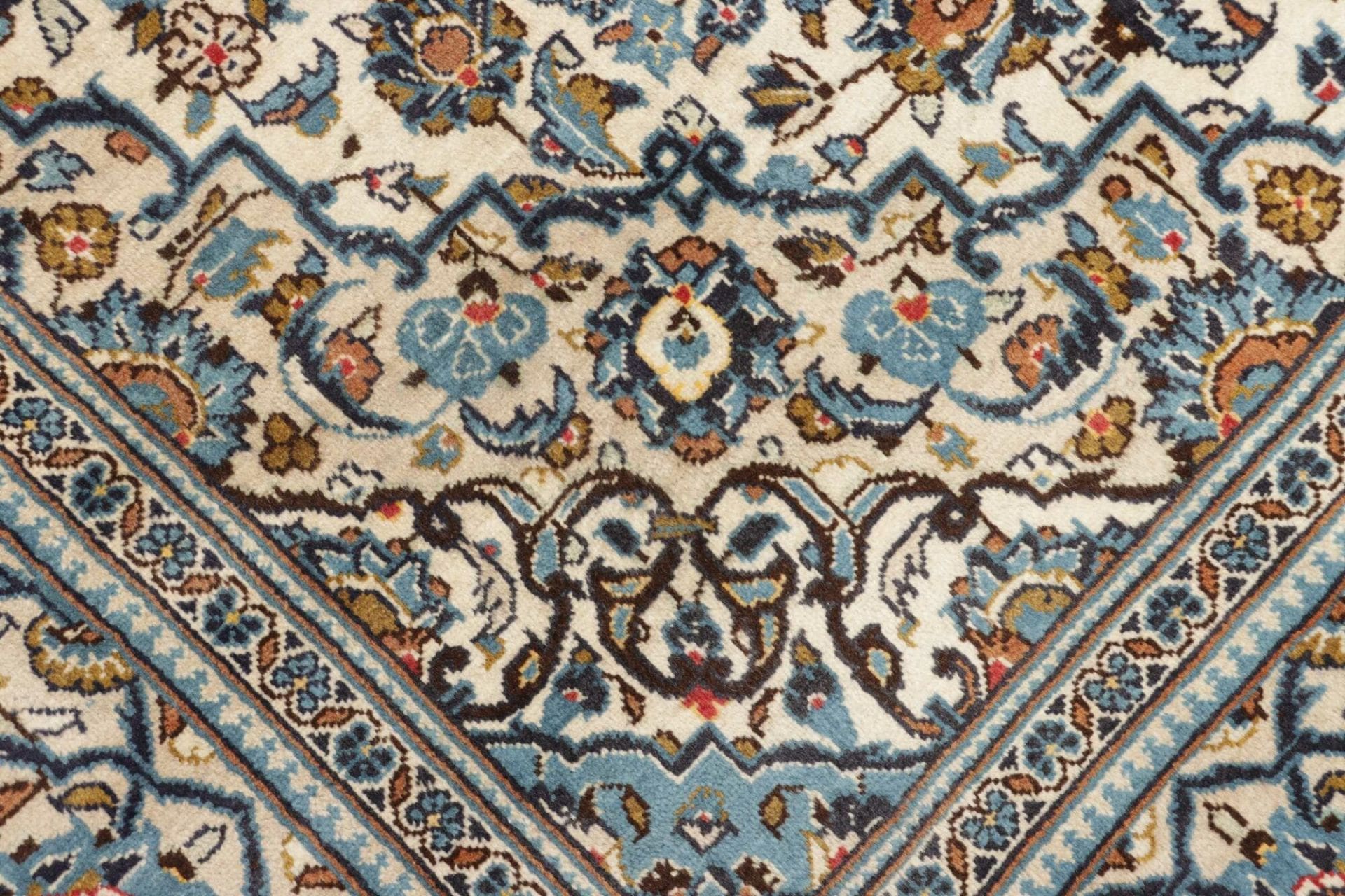 Wool Kashan Persian Rug 200 × 305 cm, hand-knotted - Image 6