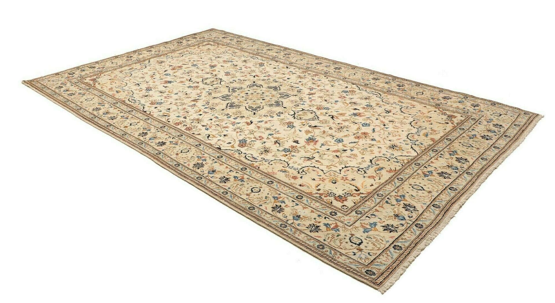 Wool Kashan Persian Rug 203 × 312 cm, hand-knotted - Image 3