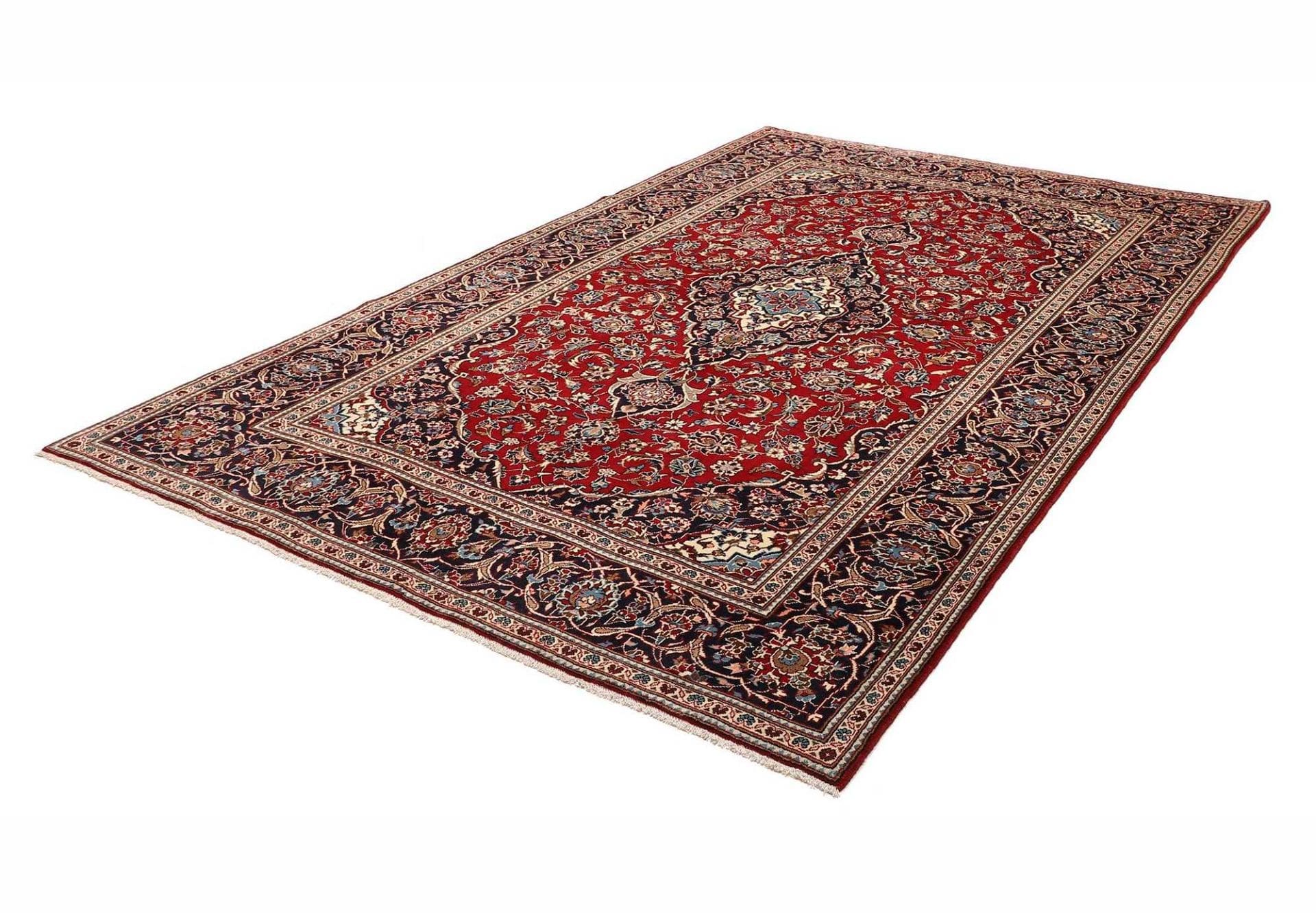 Alternative view of Wool Kashan Persian Rug 203 × 303 cm, hand-knotted