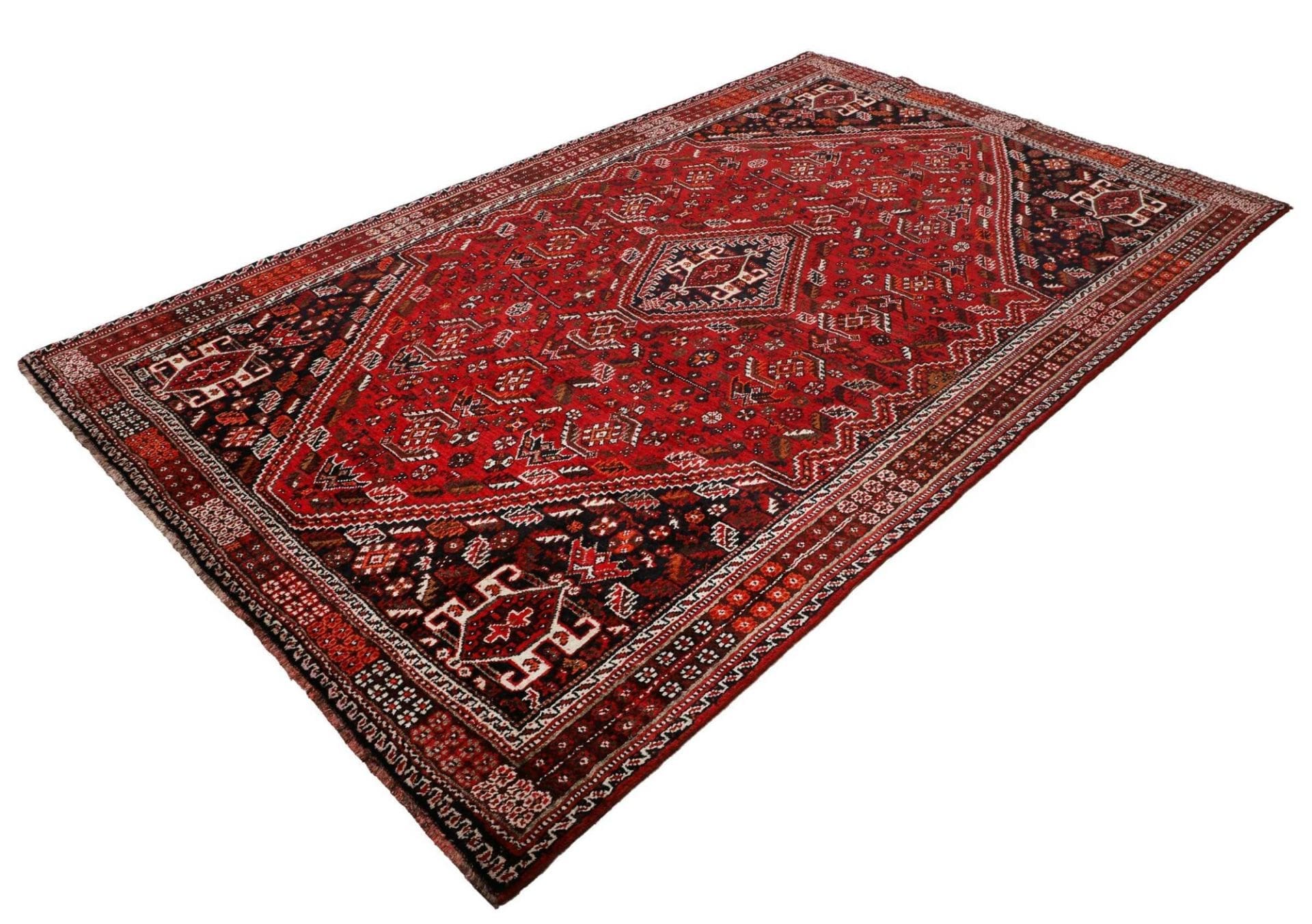 Alternative view of Wool Shiraz Persian Rug 181 × 280 cm, hand-knotted