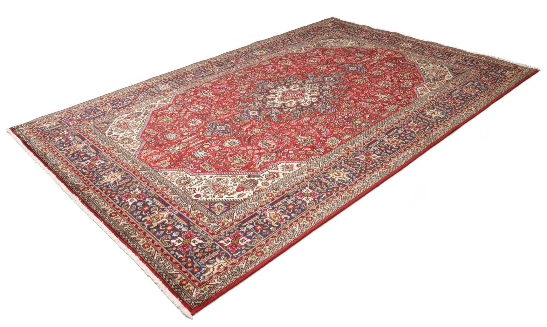 Alternative view of Tabriz Persian Rug 201 × 293 cm in Wool, hand-knotted