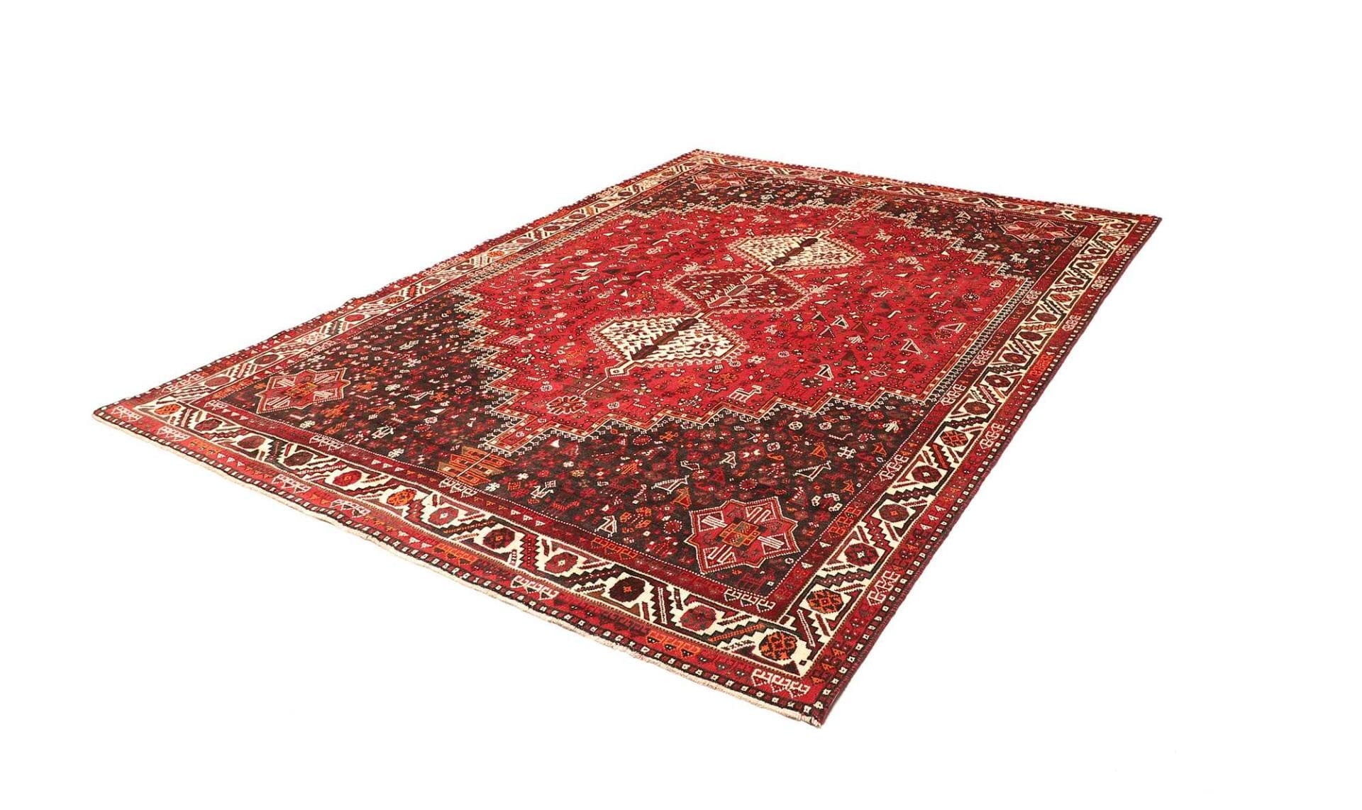 Alternative view of Wool Shiraz Persian Rug 218 × 302 cm, hand-knotted