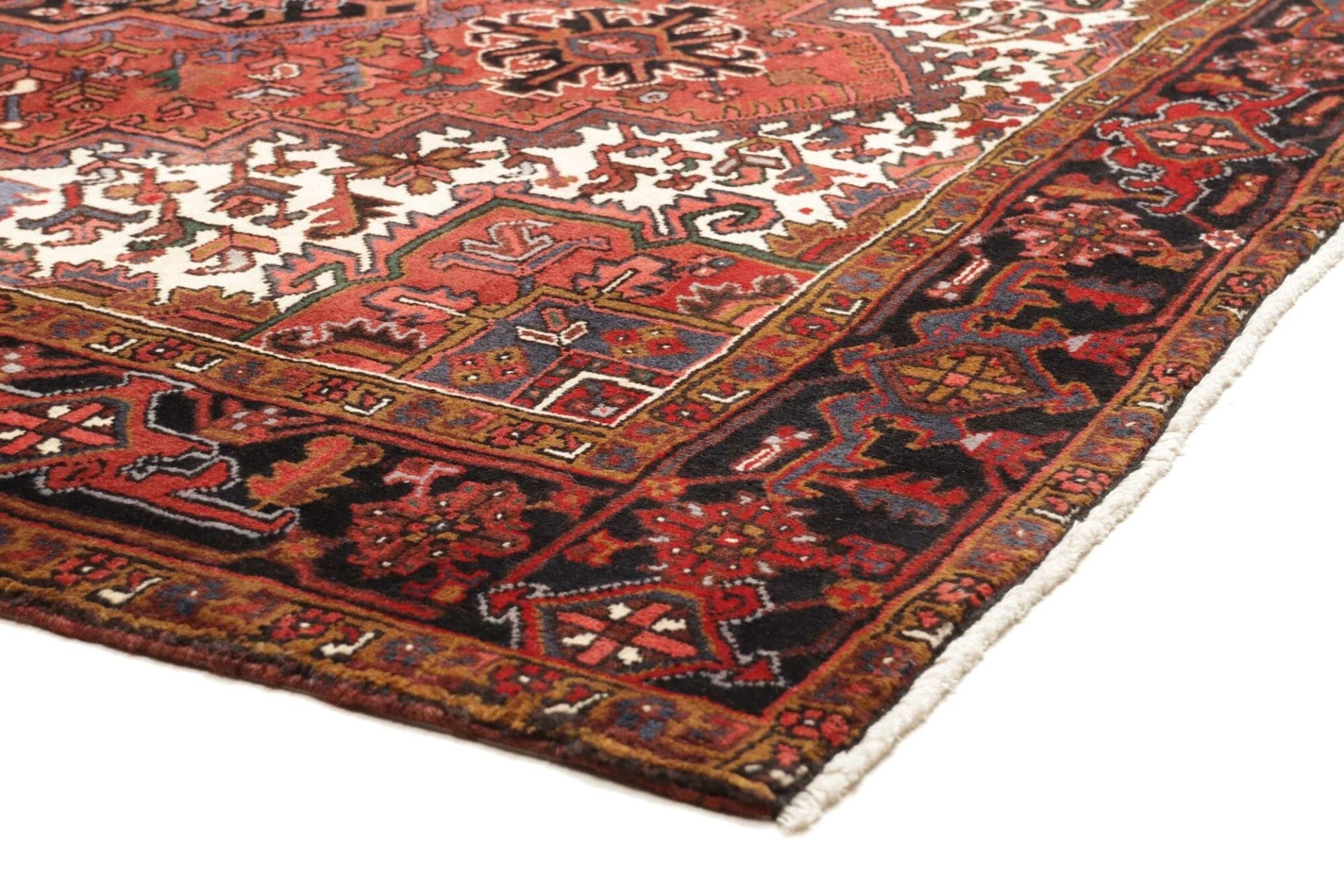 Wool Heriz Persian Rug 212 × 307 cm, hand-knotted - Image 5
