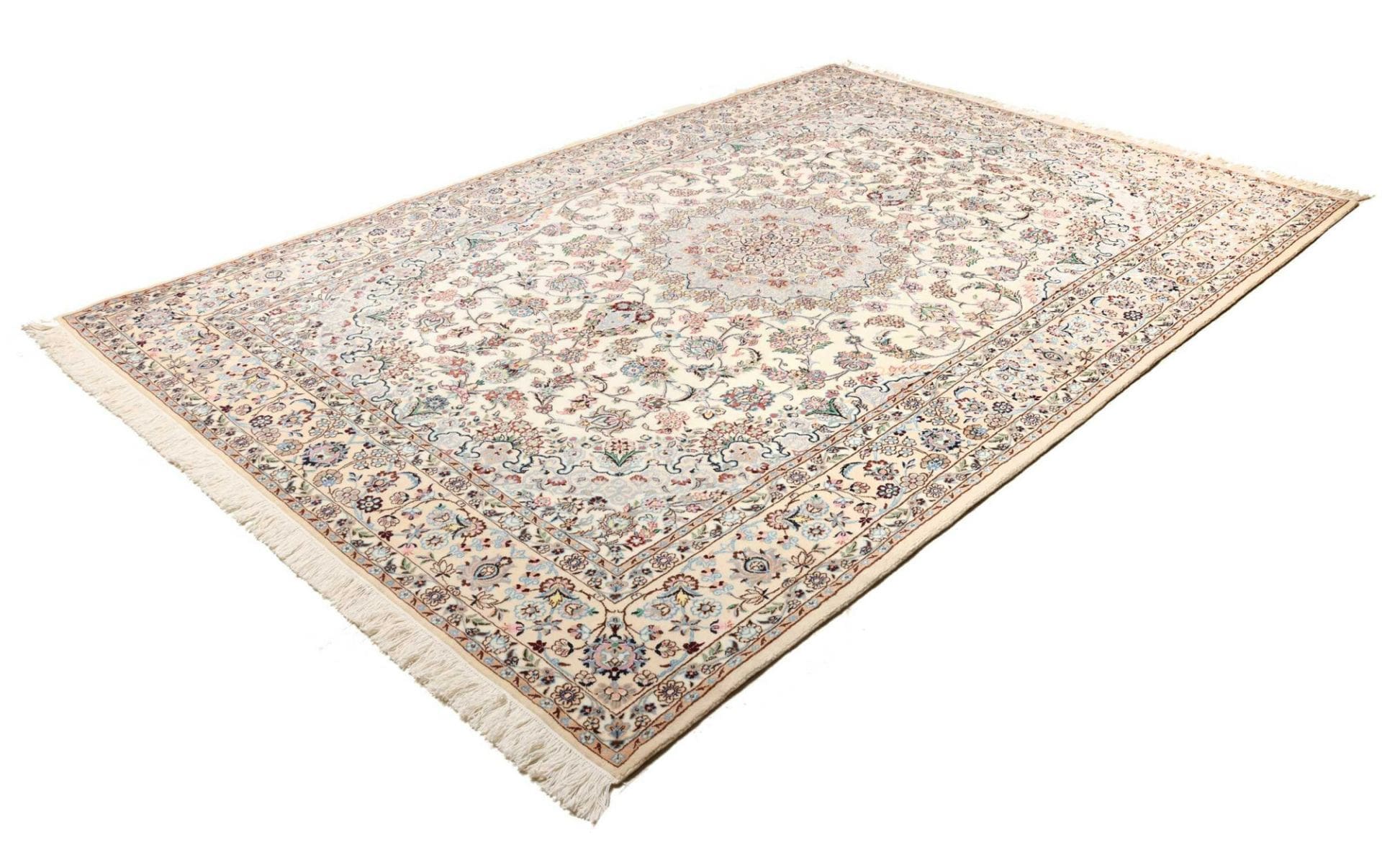 Alternative view of Nain Persian Rug 211 × 308 cm in Wool, hand-knotted