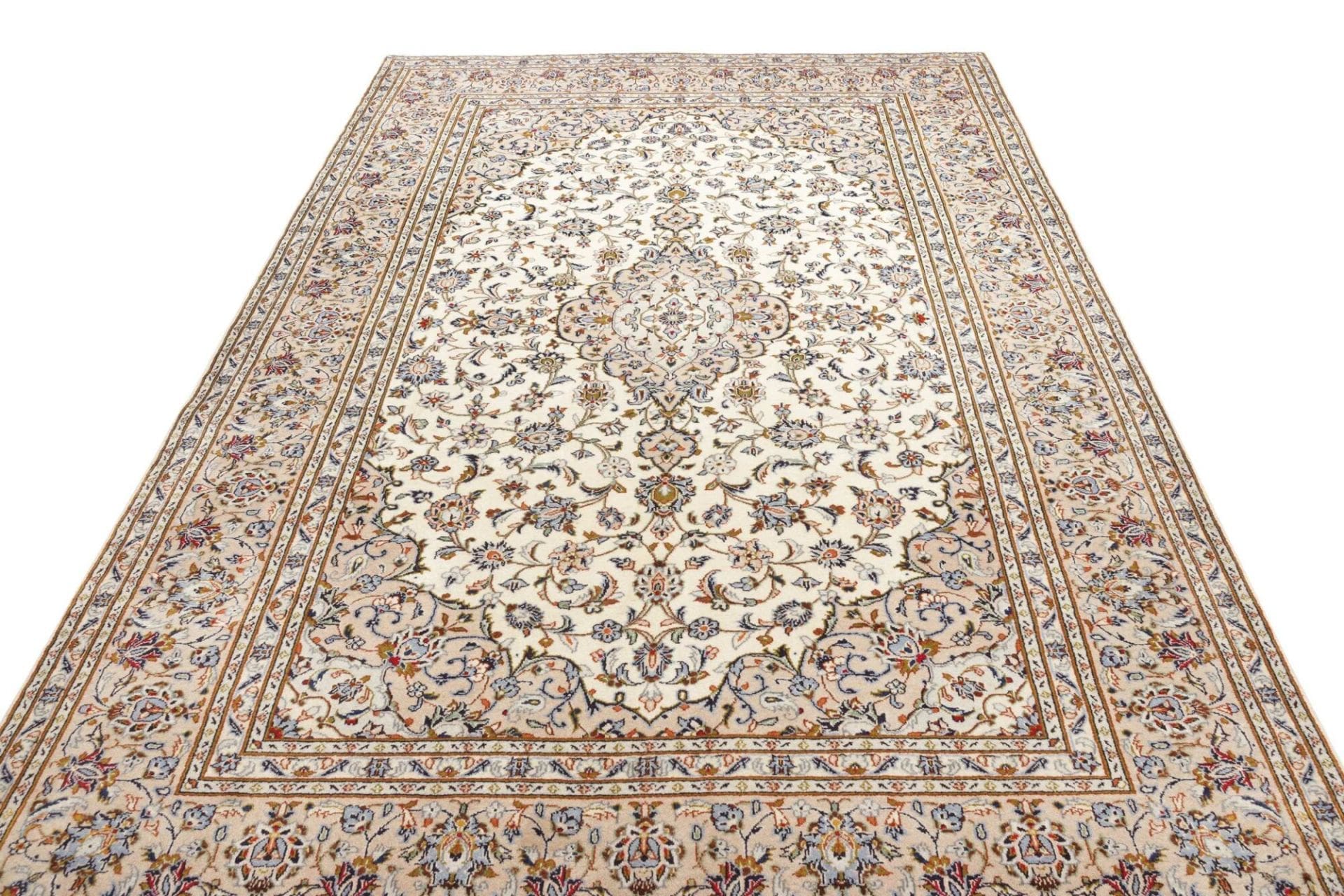 Hand-Knotted Kashan Persian Rug, 207 × 322 cm, Wool - Image 4