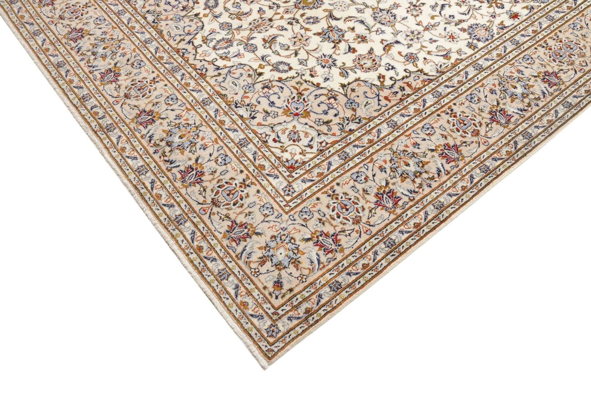 Hand-Knotted Kashan Persian Rug, 207 × 322 cm, Wool - Image 7
