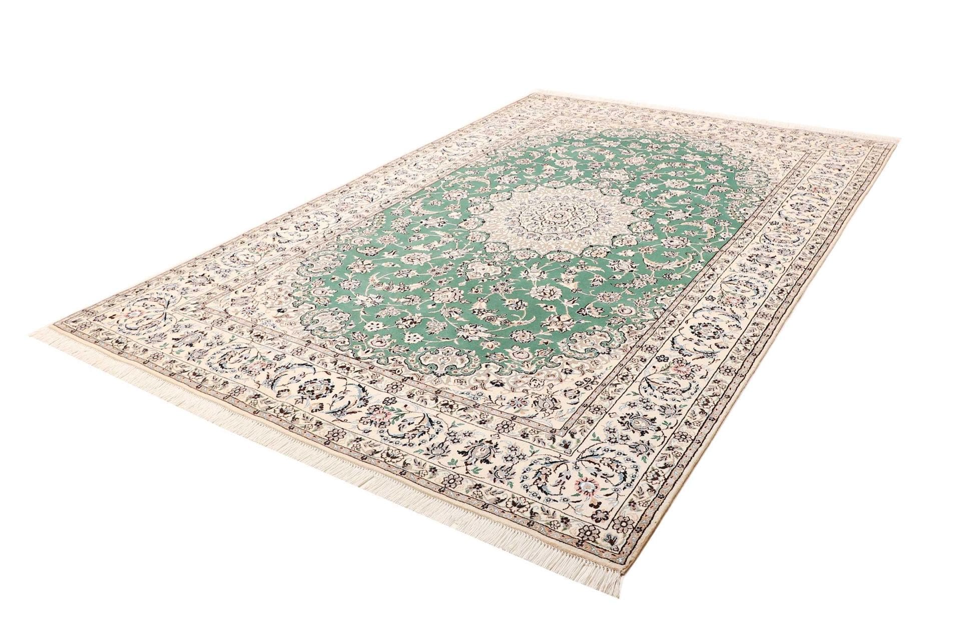 Alternative view of Hand-Knotted Nain Persian Rug, 203 × 298 cm, Wool