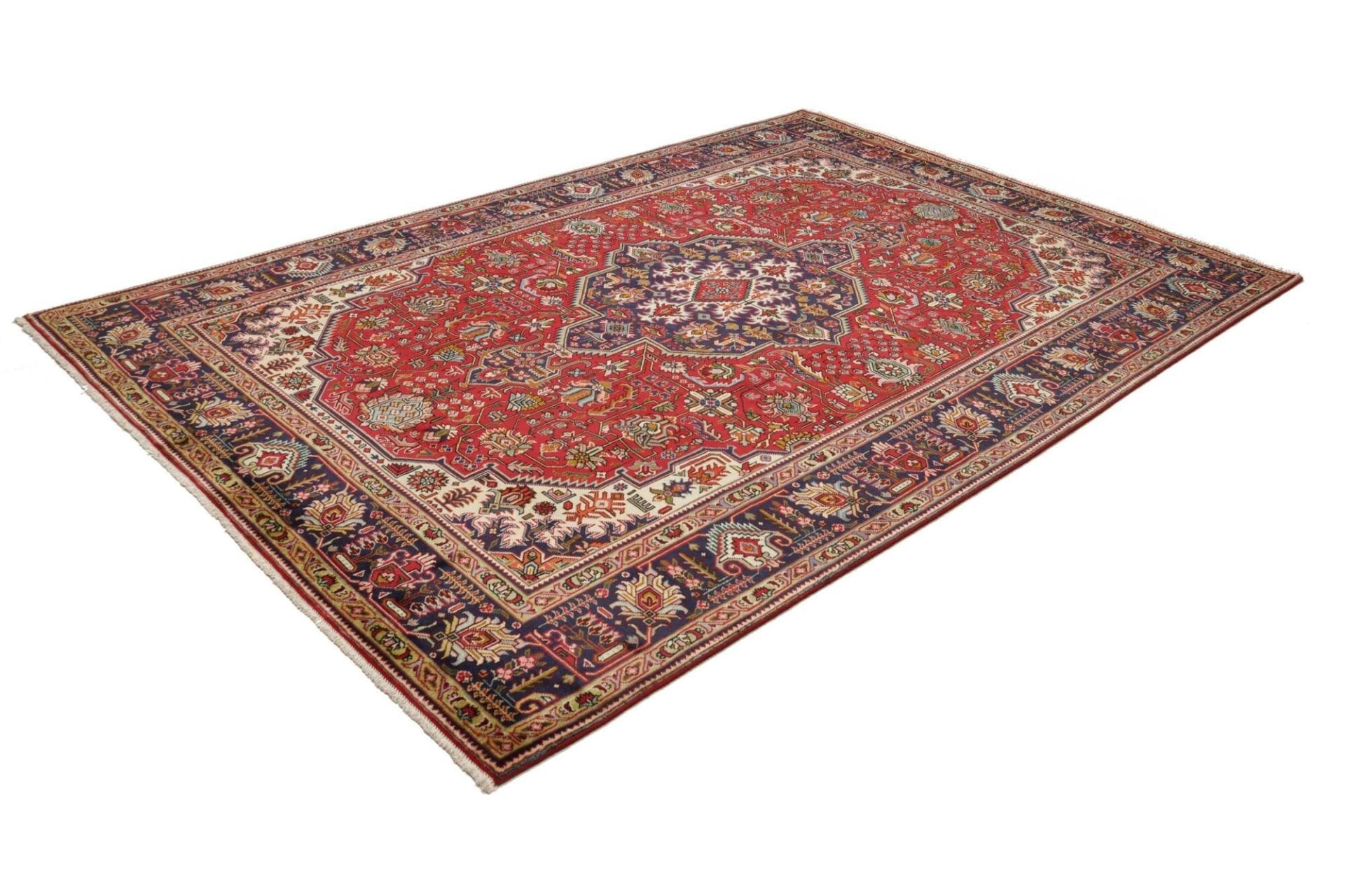 Alternative view of Hand-Knotted Tabriz Persian Rug, 210 × 309 cm, Wool
