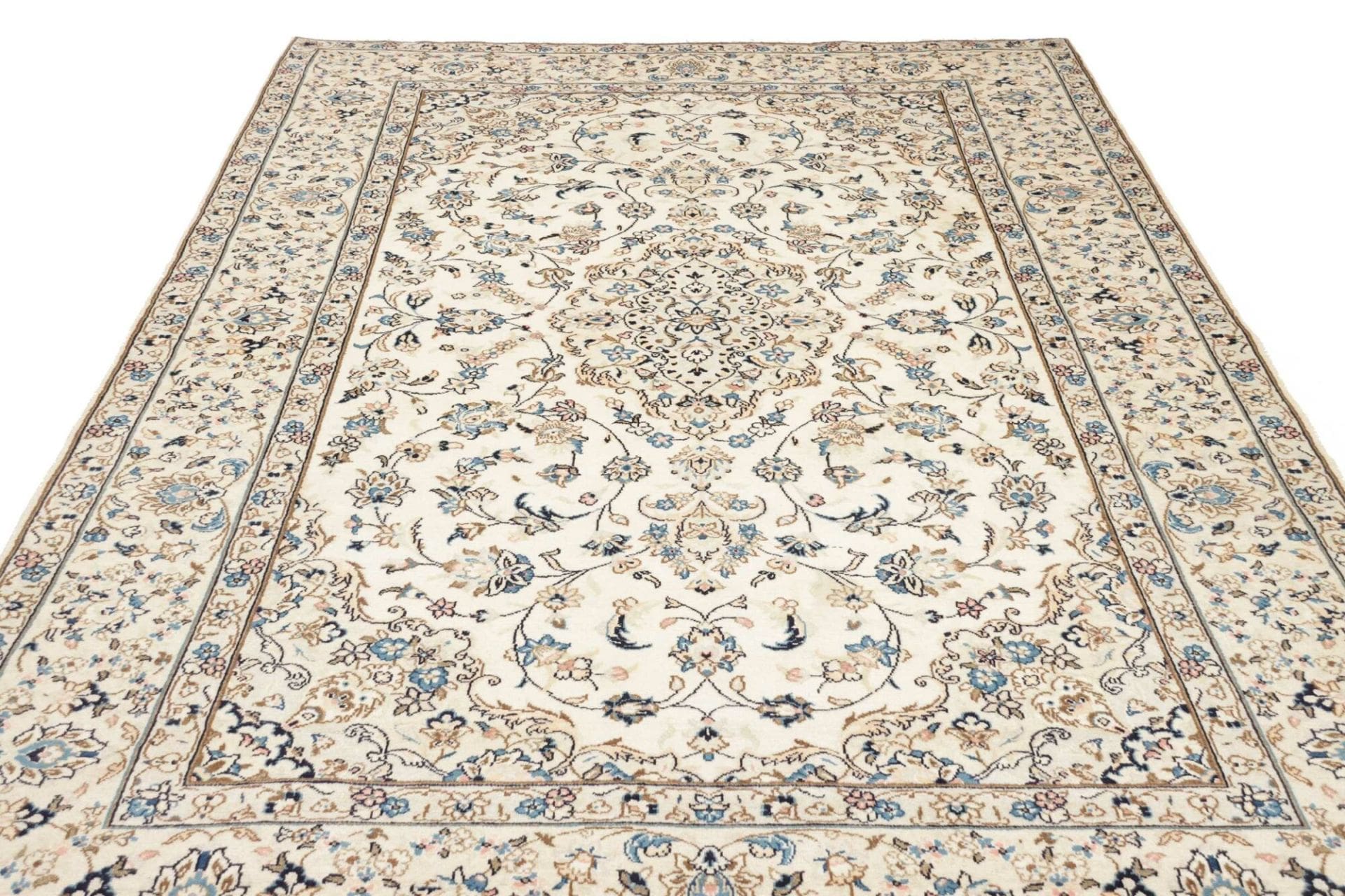 Wool Kashan Persian Rug 193 × 296 cm, hand-knotted - Image 4