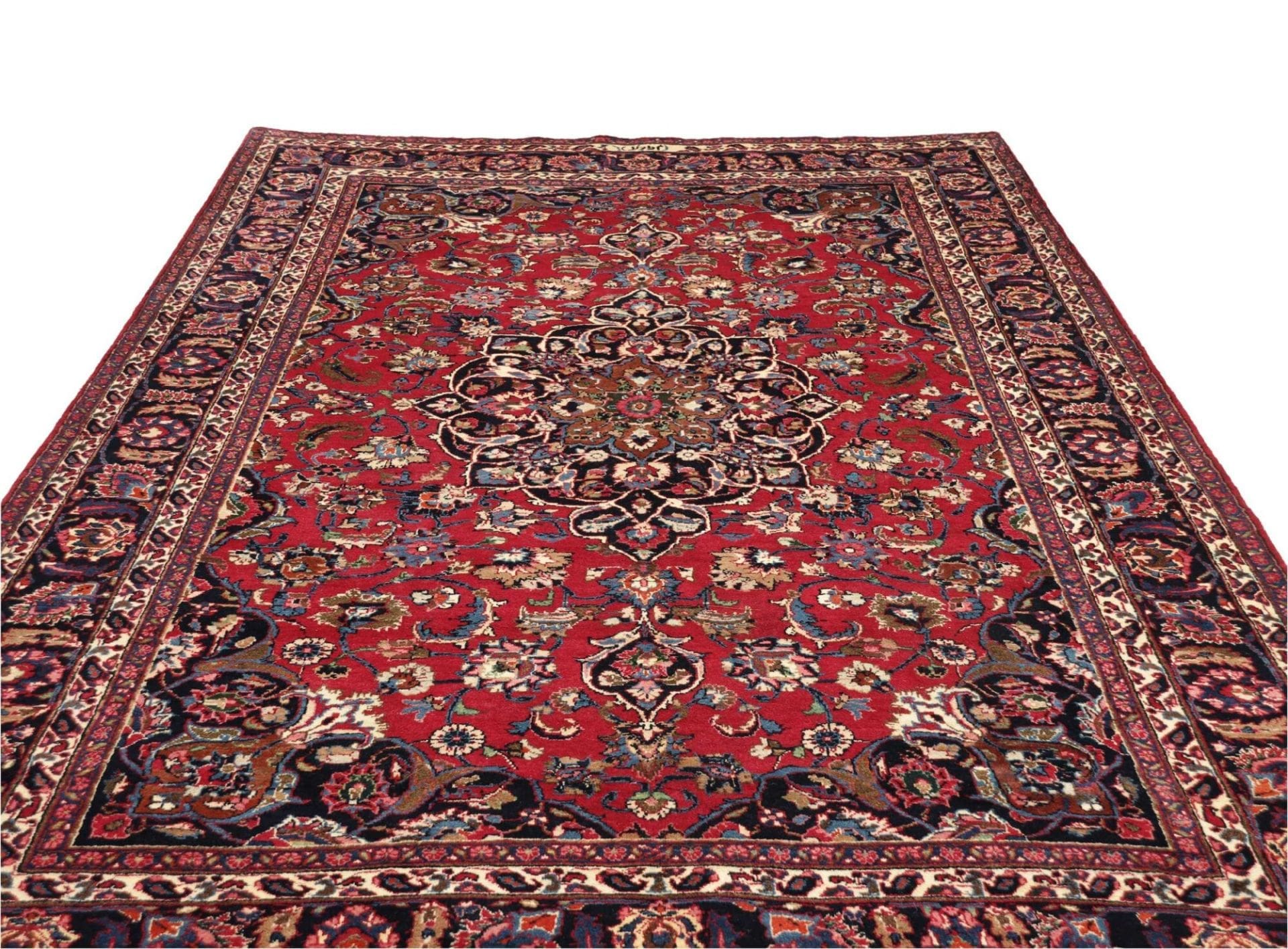Mashhad Persian Rug 207 × 325 cm in Wool, hand-knotted - Image 4
