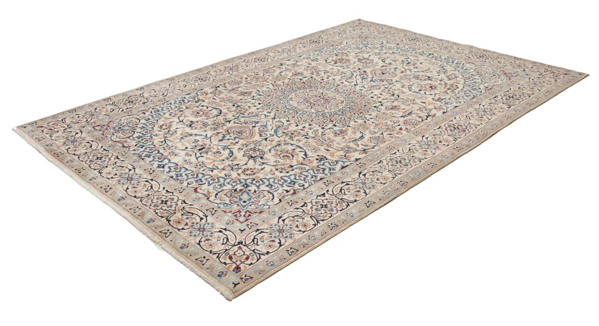Alternative view of Wool Nain Persian Rug 199 × 302 cm, hand-knotted