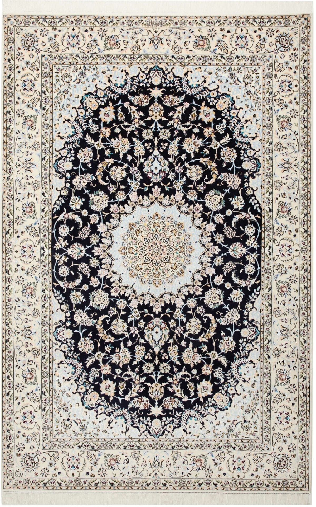 Nain Persian Rug 165 × 246 cm in Wool, hand-knotted