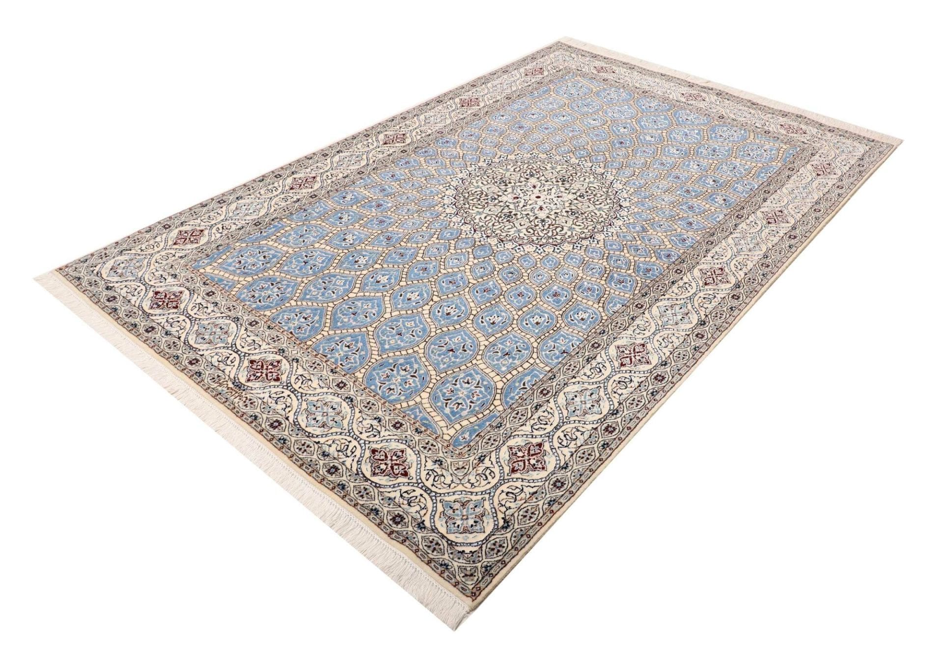 Alternative view of Hand-Knotted Nain Persian Rug, 160 × 240 cm, Wool