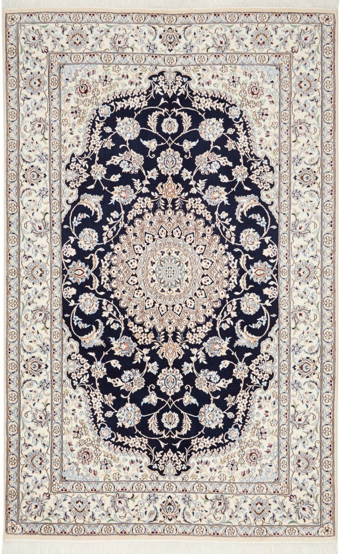 Nain Persian Rug 157 × 244 cm in Wool, hand-knotted