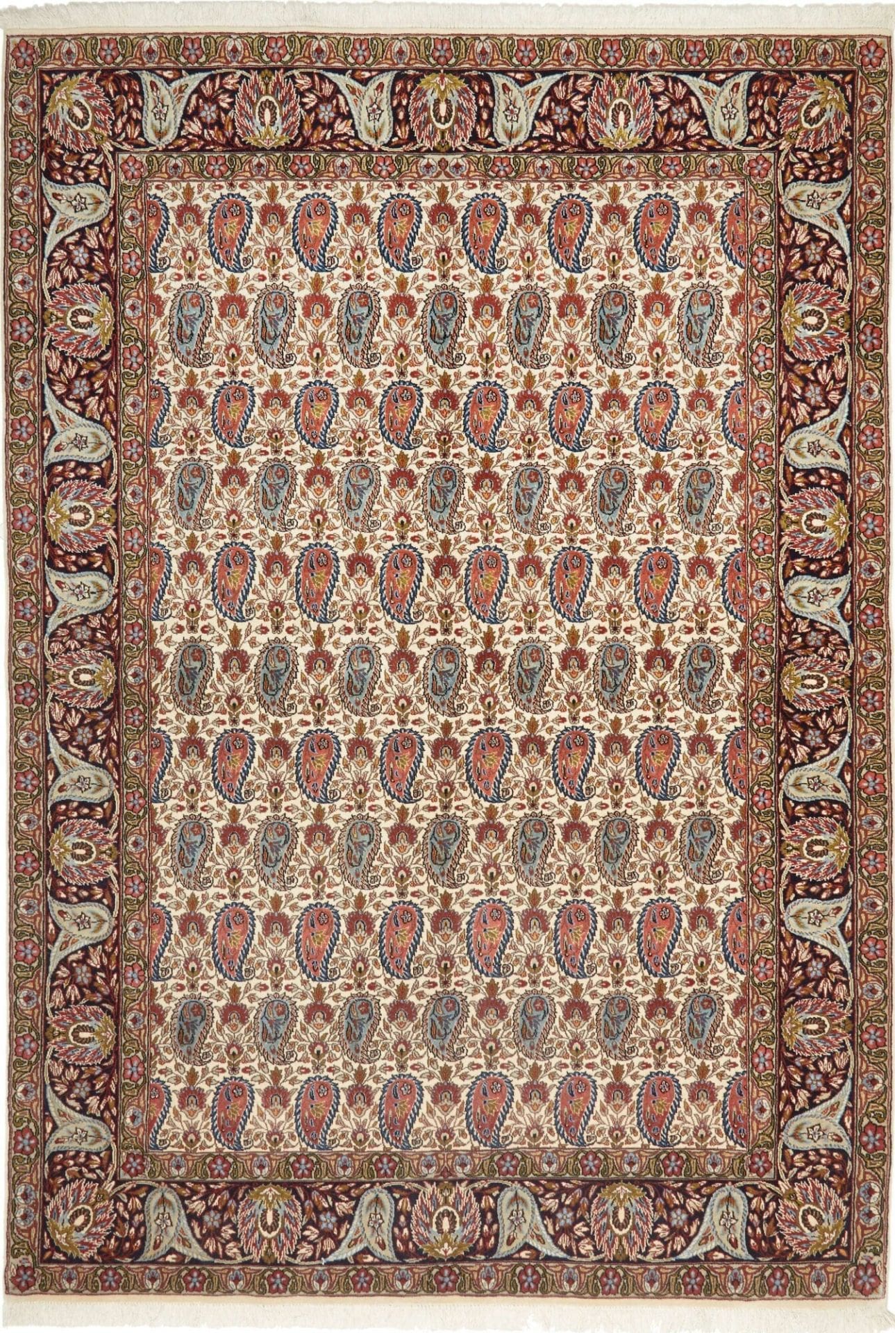 Isfahan Persian Rug 153 × 218 cm in Wool, hand-knotted