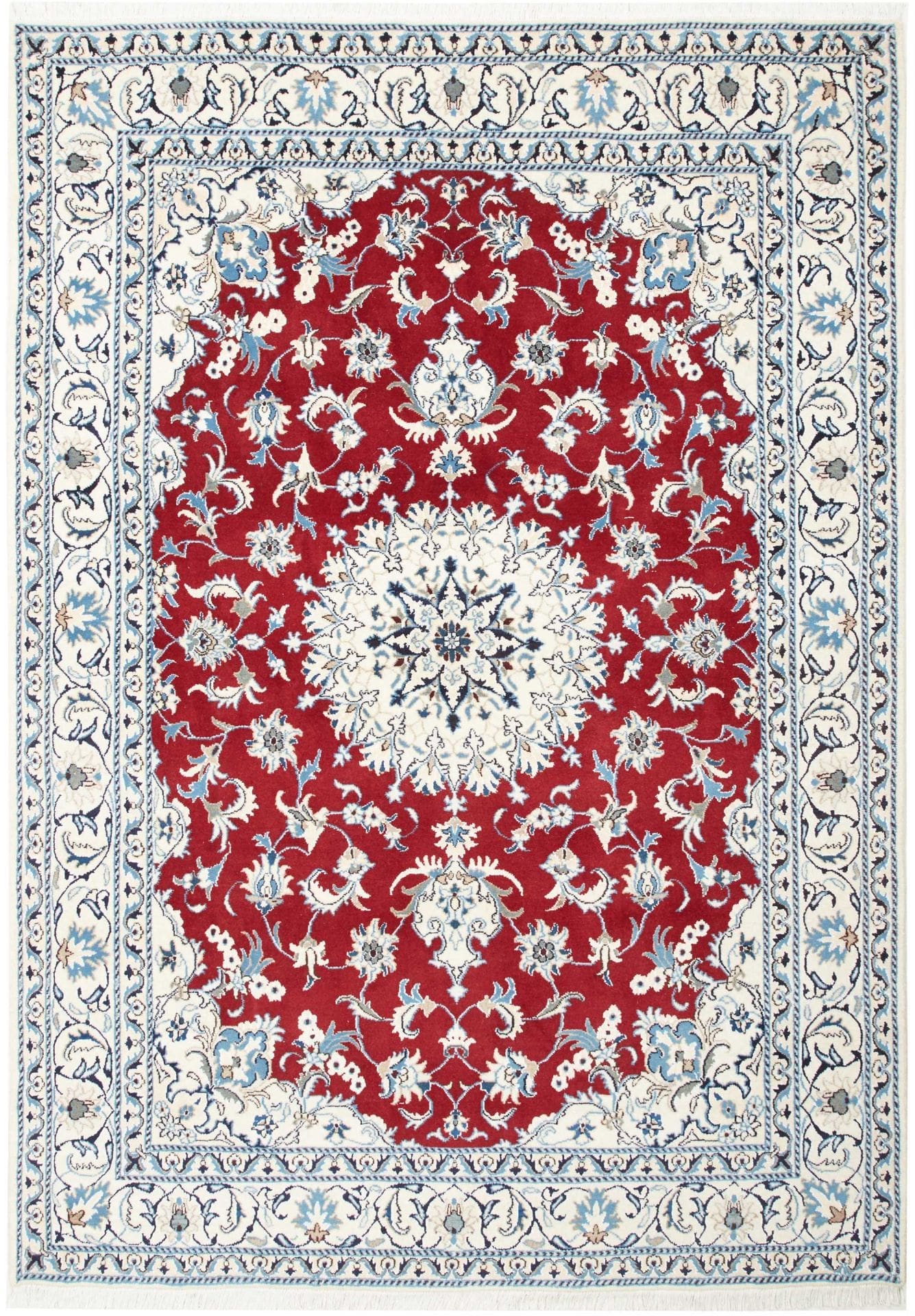 Nain Persian Rug 170 × 240 cm in Wool, hand-knotted