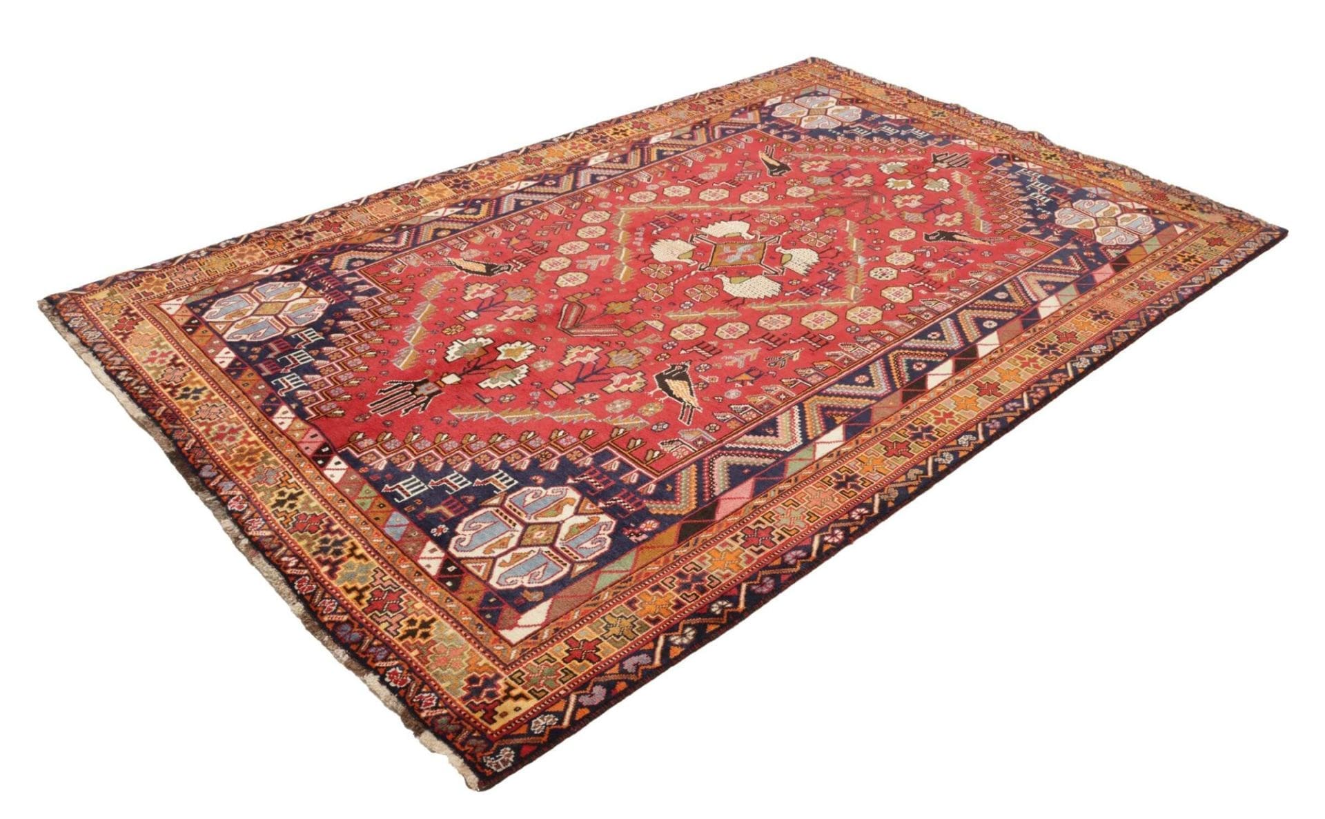 Alternative view of Wool Qashqai Persian Rug 171 × 255 cm, hand-knotted