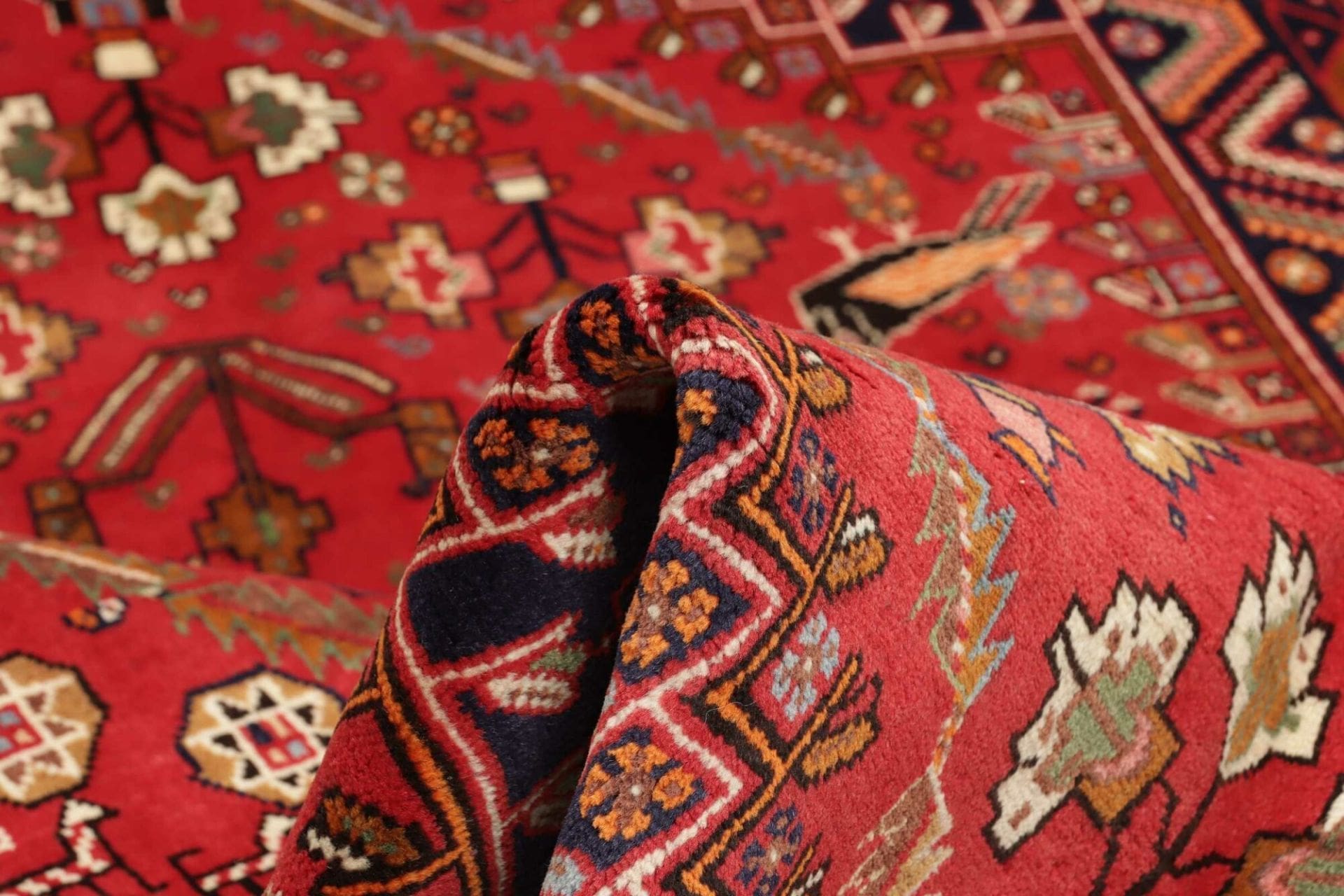 Wool Qashqai Persian Rug 171 × 255 cm, hand-knotted - Image 9