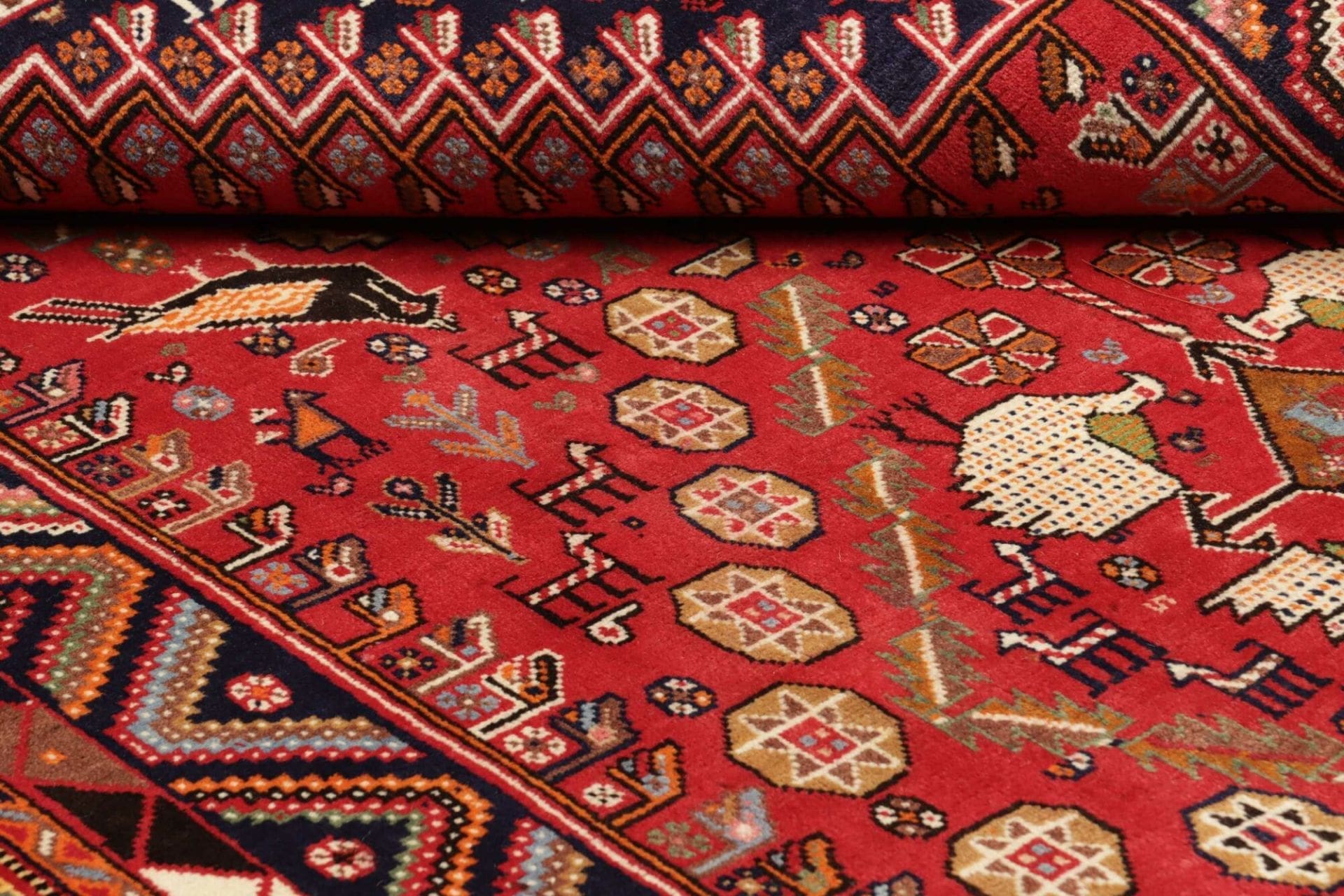 Wool Qashqai Persian Rug 171 × 255 cm, hand-knotted - Image 10