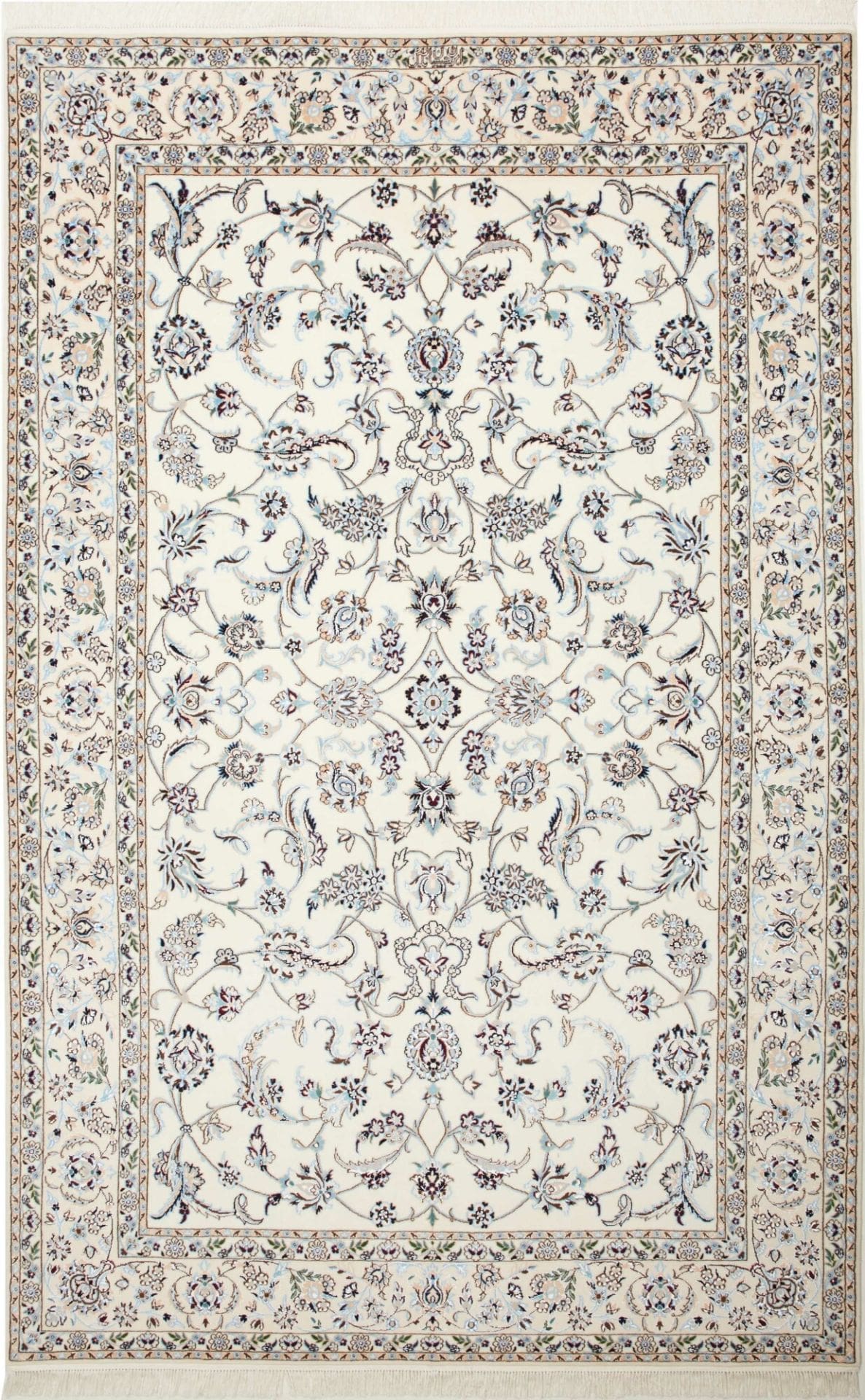 Nain Persian Rug 163 × 255 cm in Wool, hand-knotted